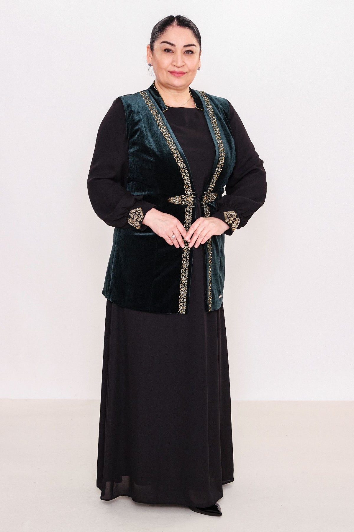 Ksas - Plus Size Waistcoat (KSAS4143)