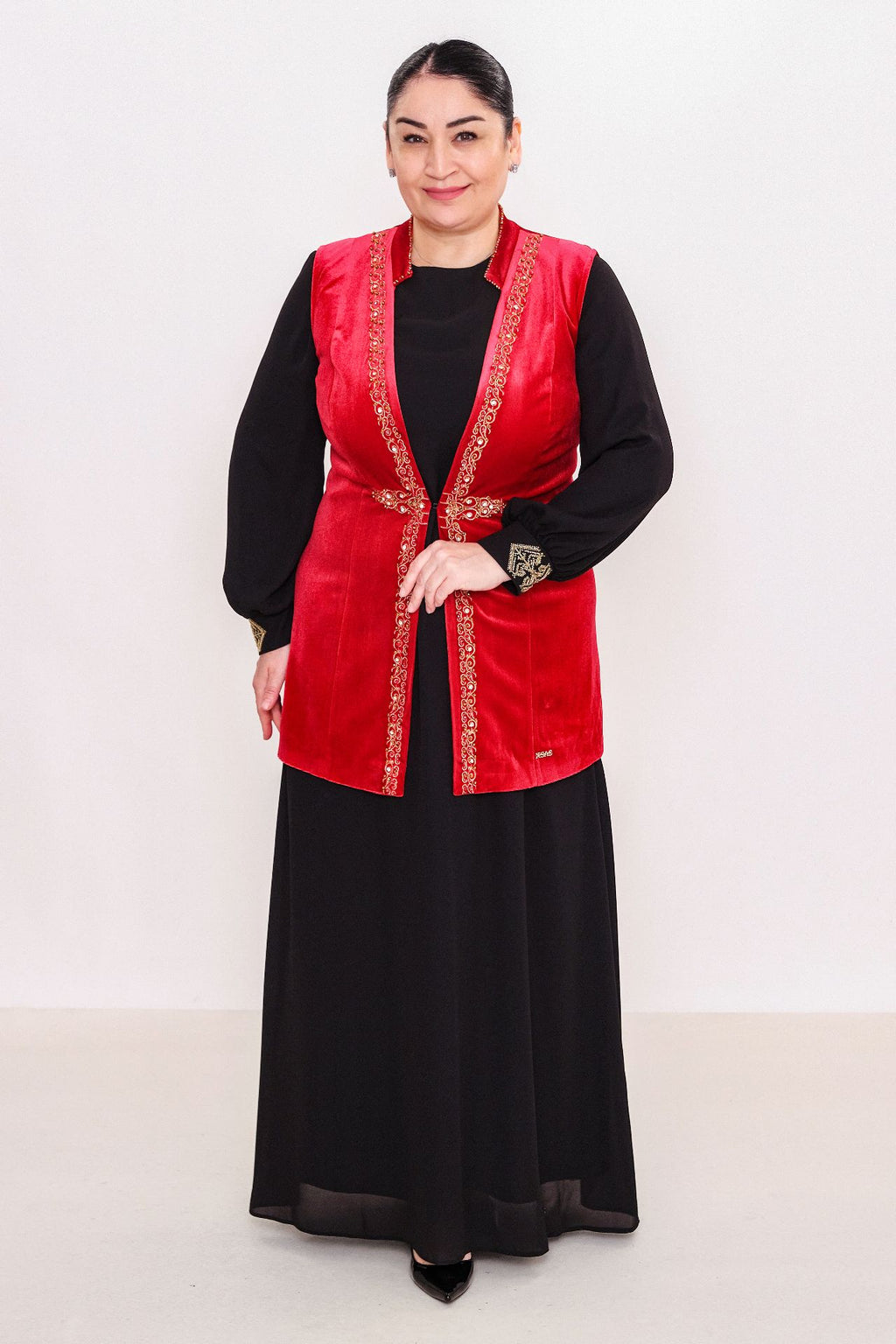 Ksas - Plus Size Waistcoat (KSAS4143) - 8690200070662