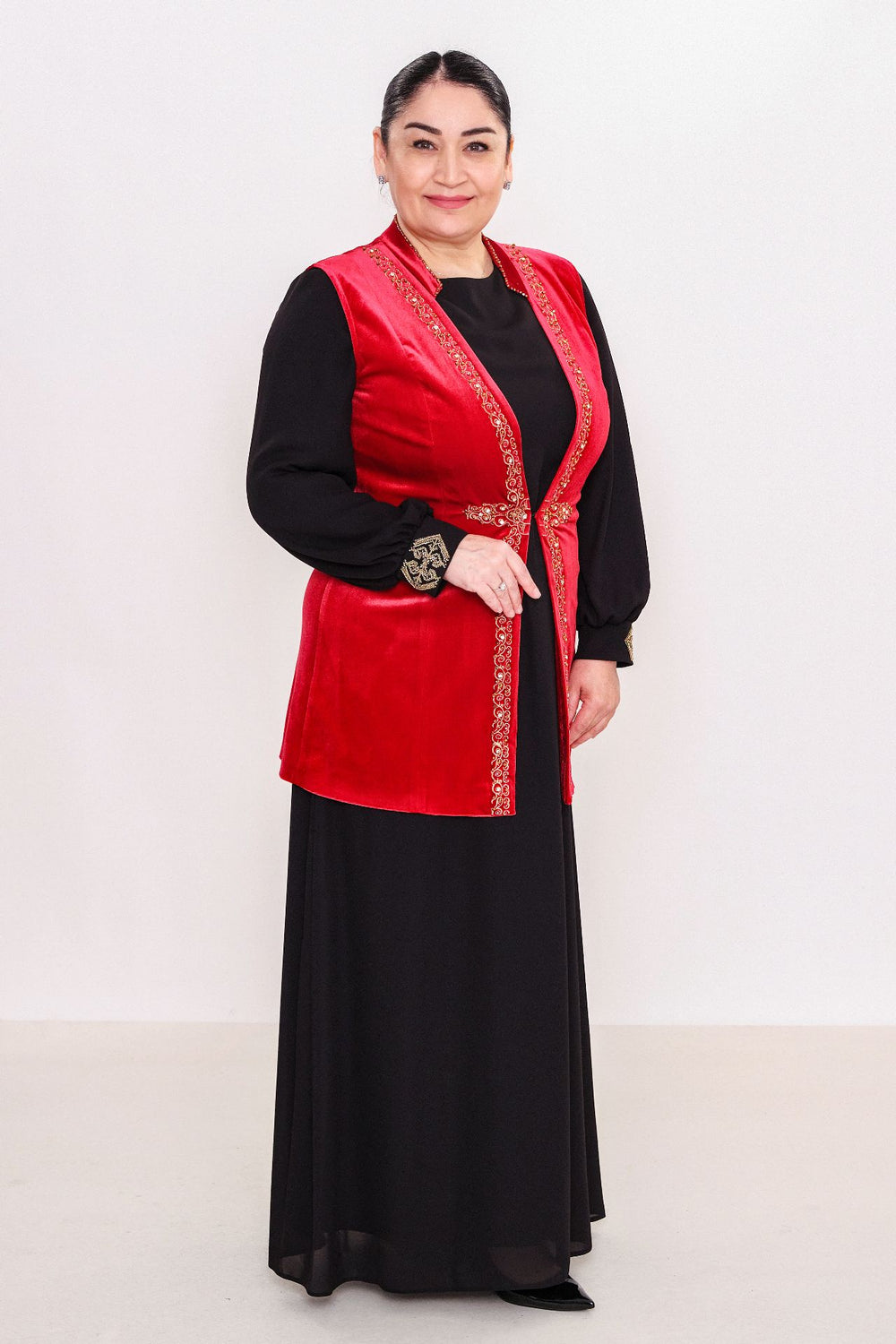 Ksas - Plus Size Waistcoat (KSAS4143) - 8690200070662