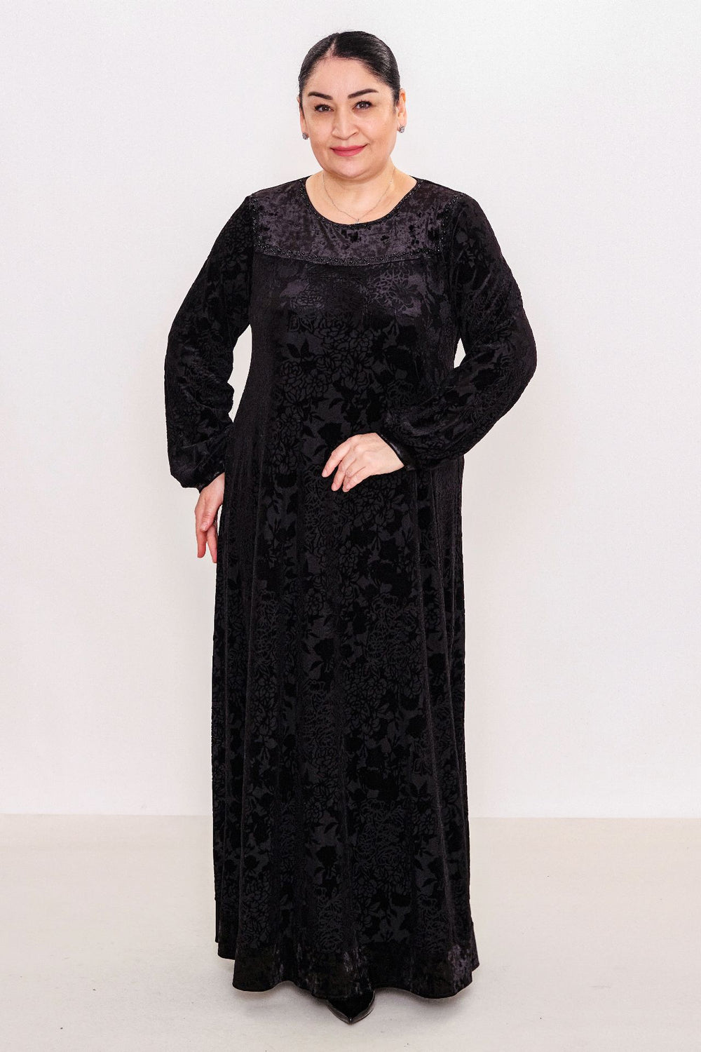 Ksas - Plus Size Dress (KSAS32377) - 8690200071379