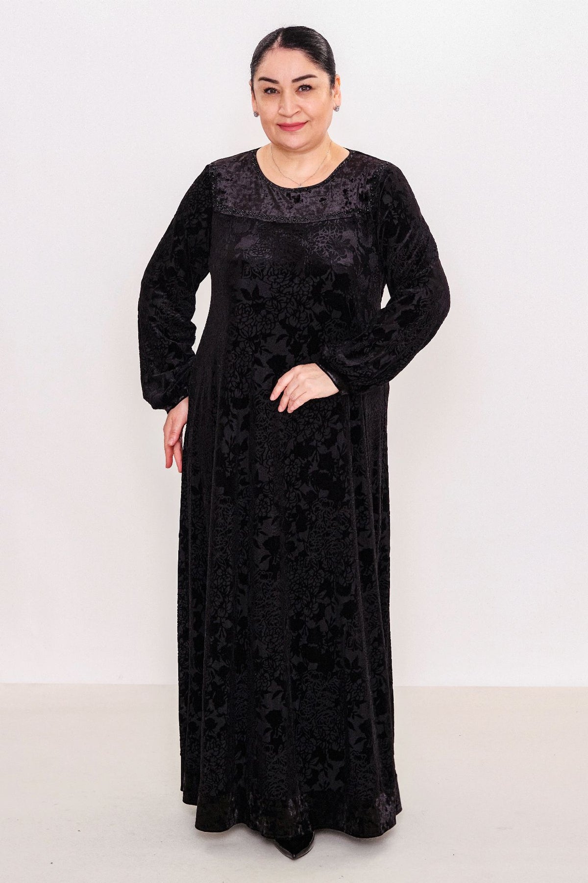 Ksas - Plus Size Dress (KSAS32377) - 8690200071379