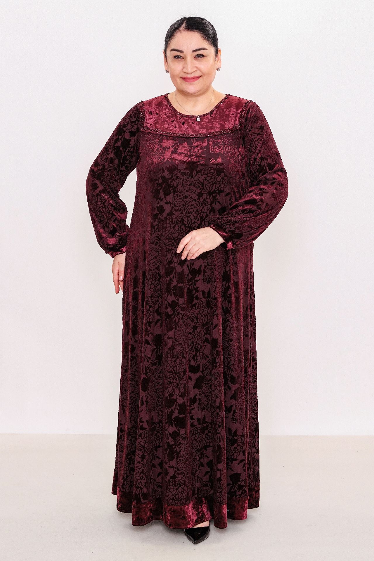 Ksas - Plus Size Dress (KSAS32377) - 8690200071393