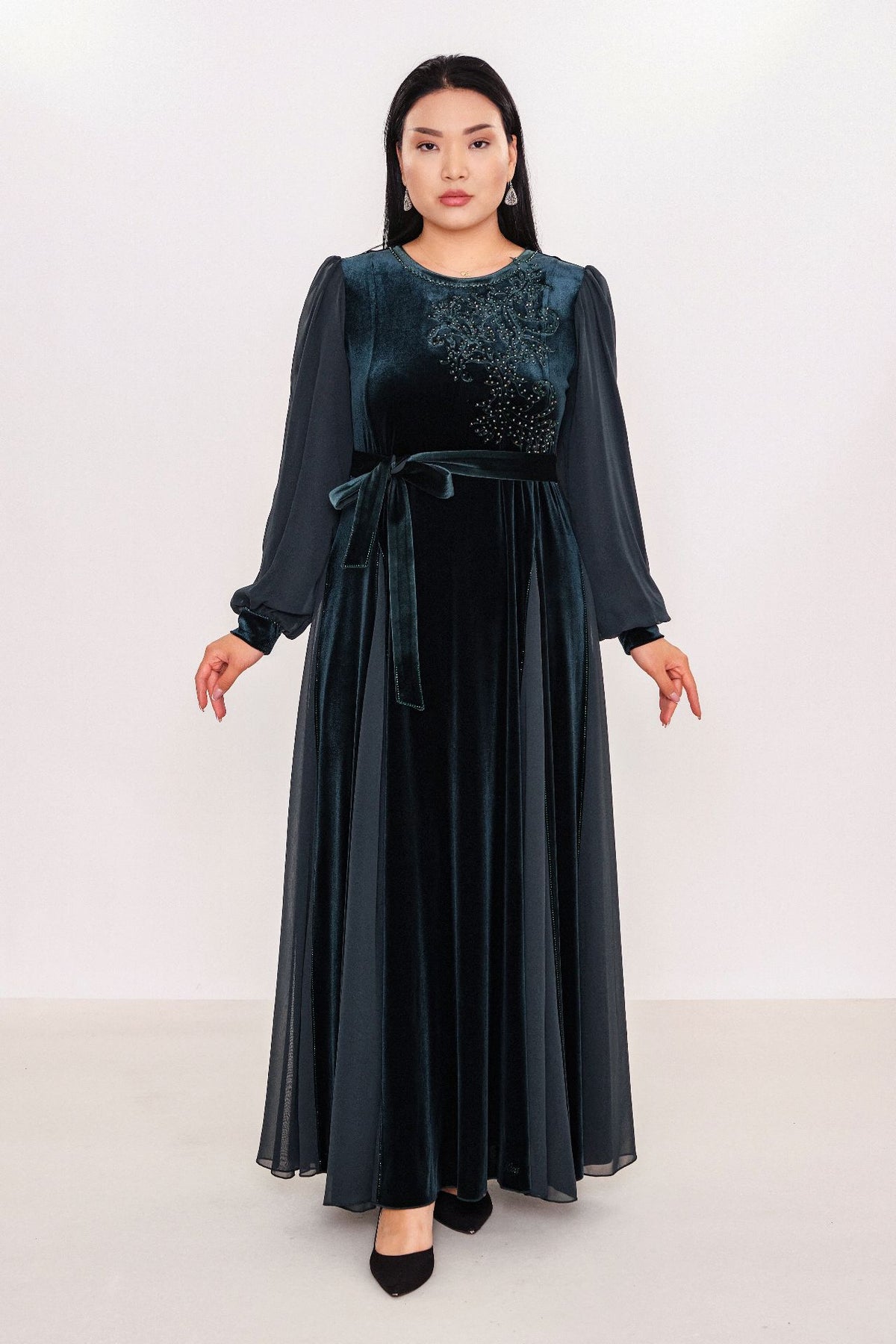 Ksas - Plus Size Dress (KSAS32367) - 8690200074486