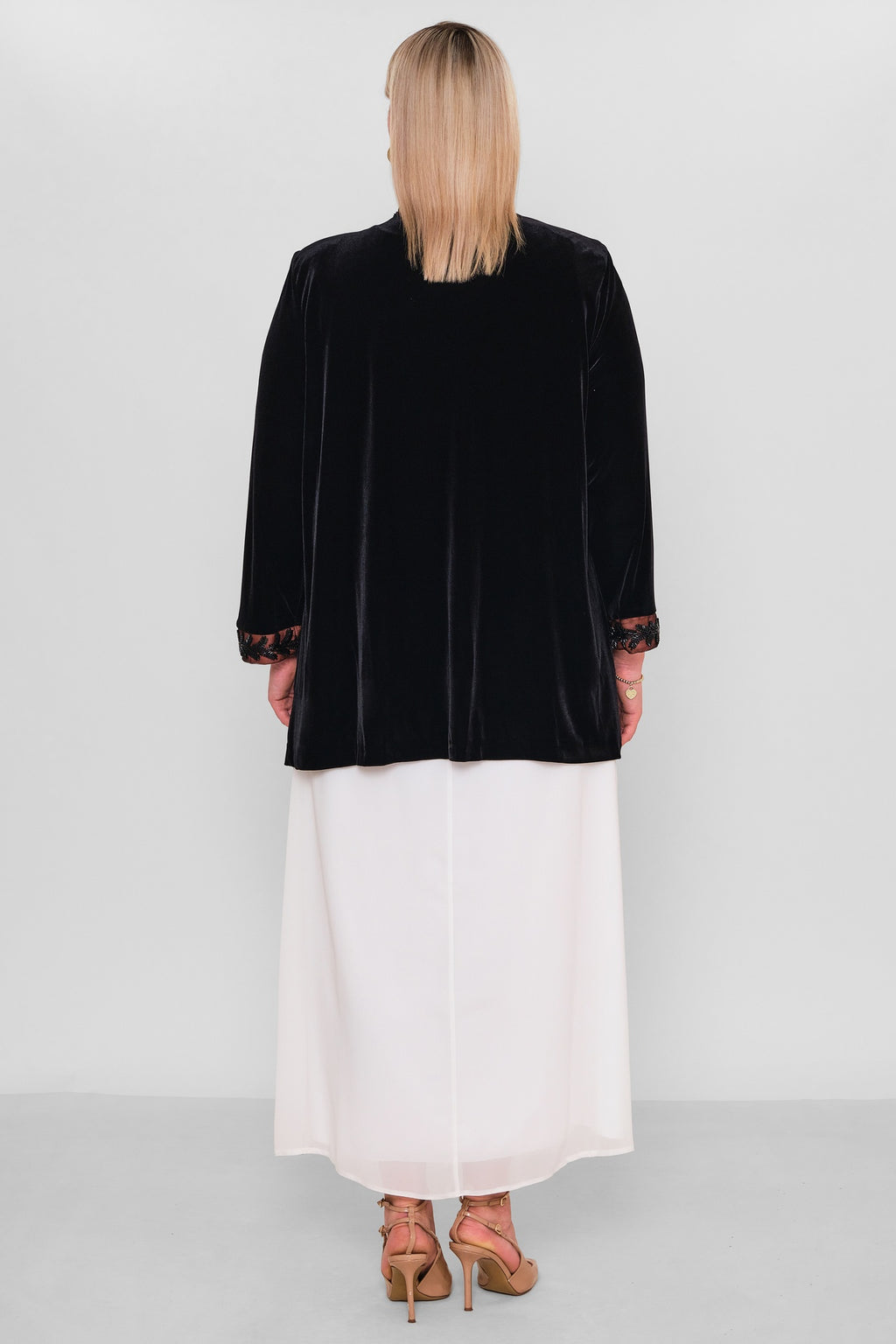 Ksas - Extended Plus Size Cardigan (KSAS4087-1) - 8690200074783