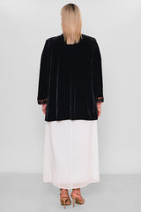 Ksas - Extended Plus Size Cardigan (KSAS4087-1) - 8690200074783