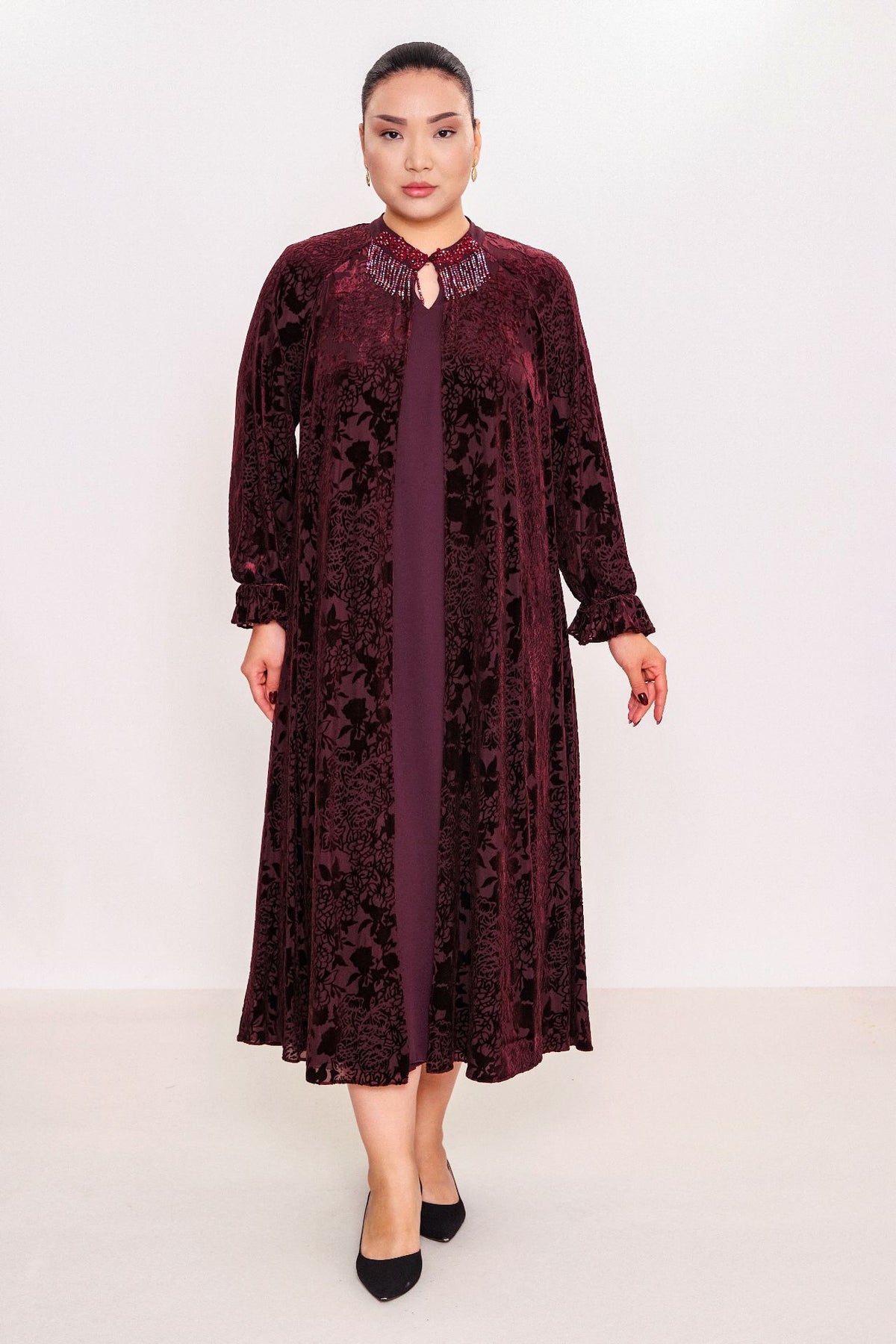 Ksas - Plus Size Dress (KSAS32384) - 8690200075292