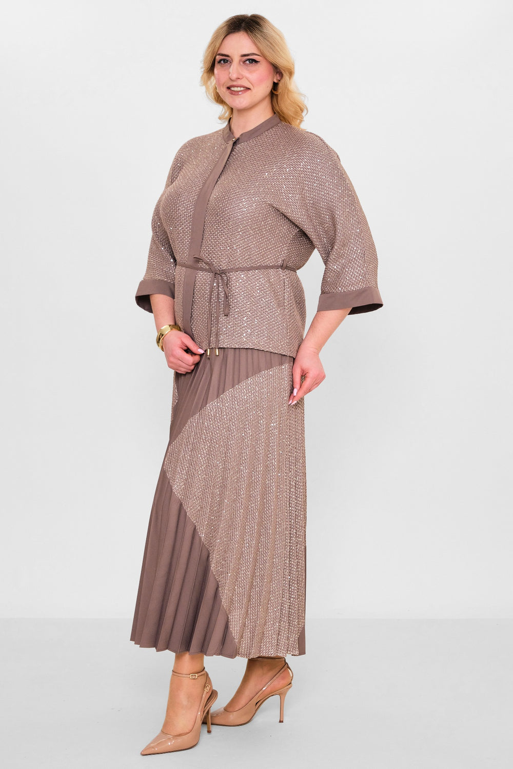Myraang - Plus Size Suit (MYRG25K08-8449) - 8690200075971