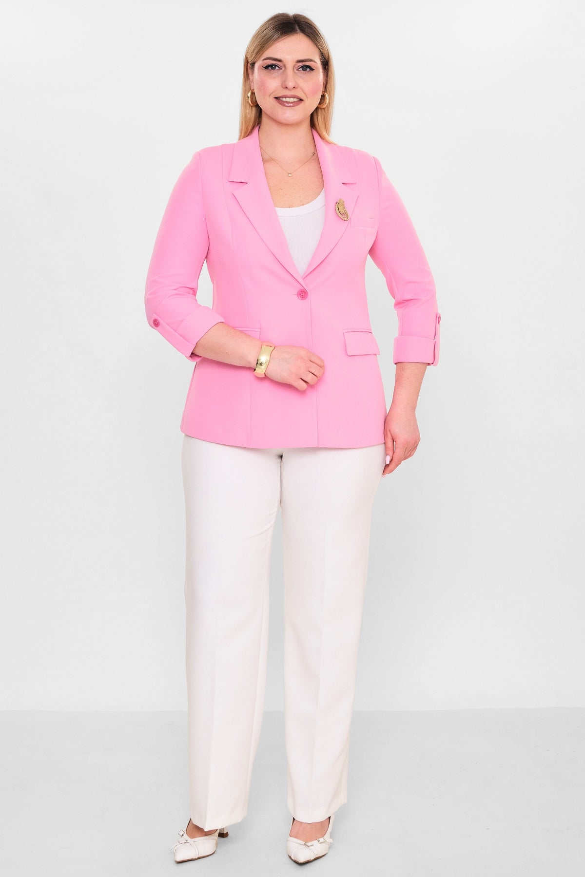 Meira - Plus Size Jacket (MEI26Y1245) - 8690200078101