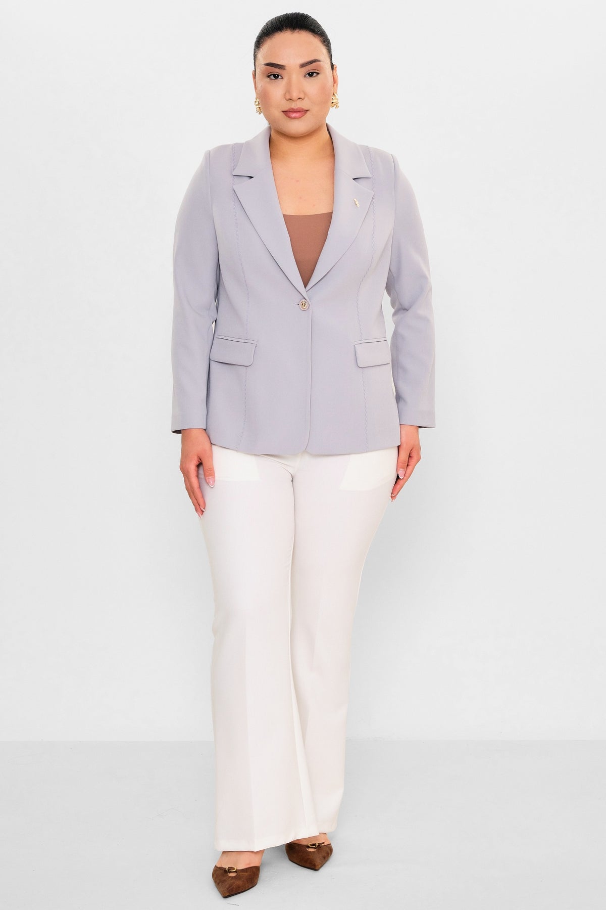 Meira - Plus Size Jacket (MEI26Y1275) - 8690200078149