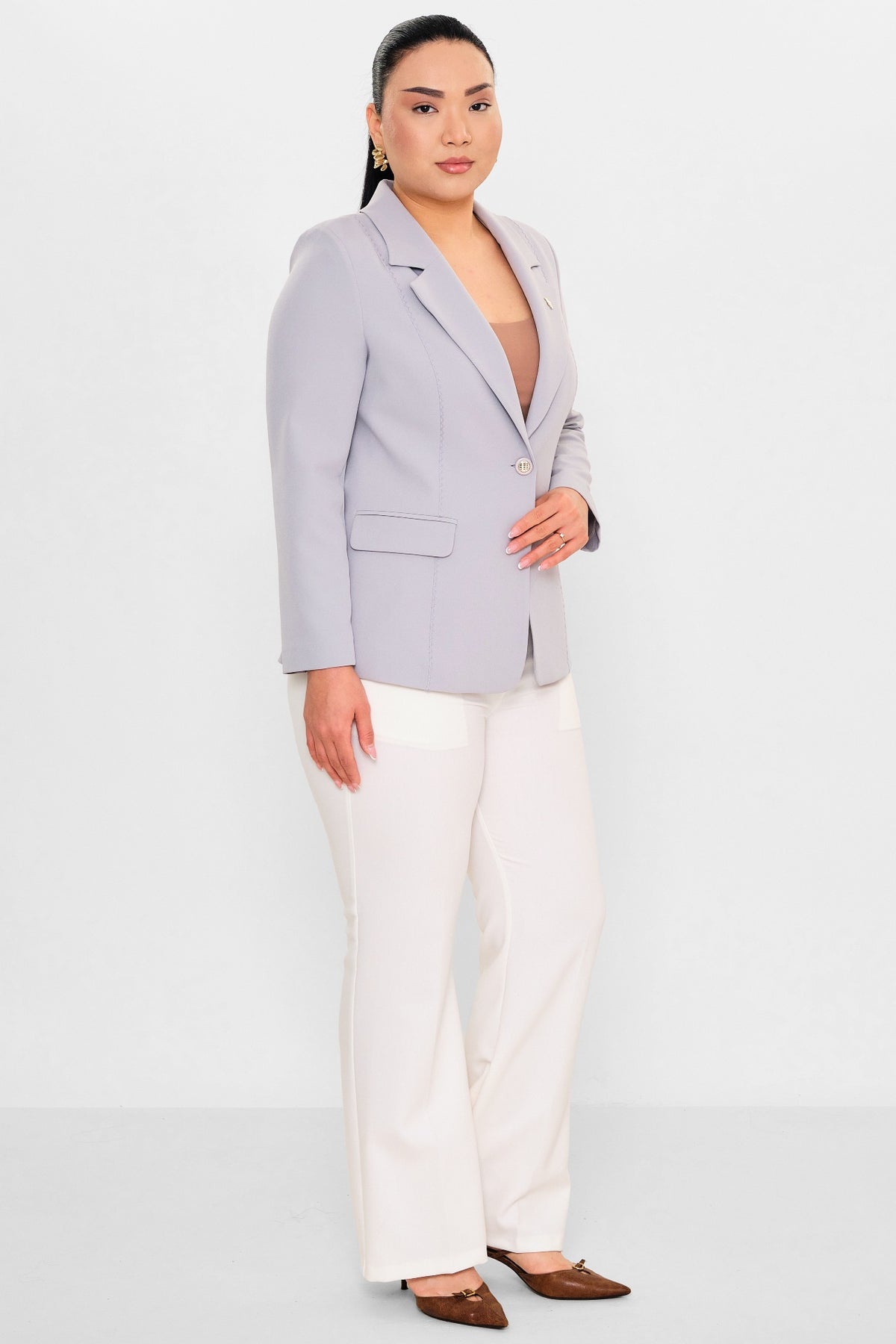 Meira - Plus Size Jacket (MEI26Y1275) - 8690200078149
