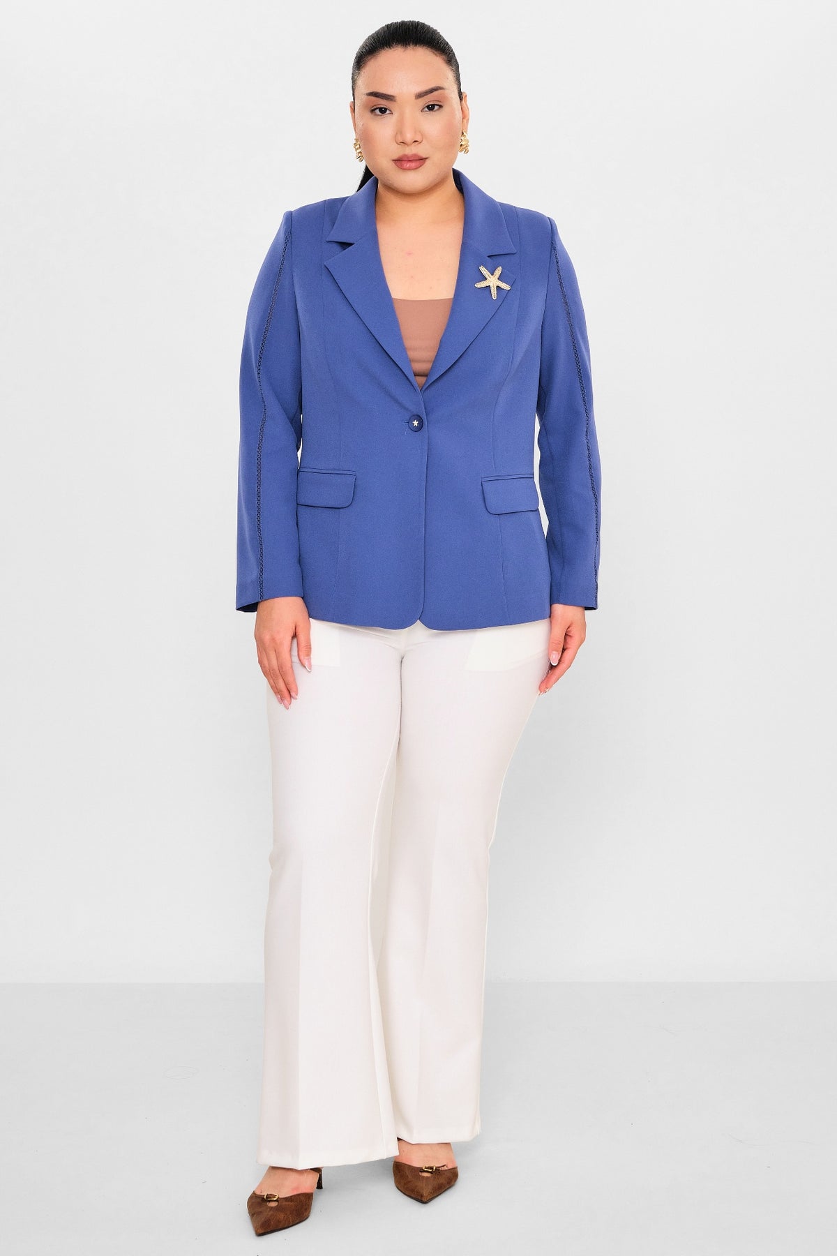 Meira - Plus Size Jacket (MEI26Y1285) - 8690200078613