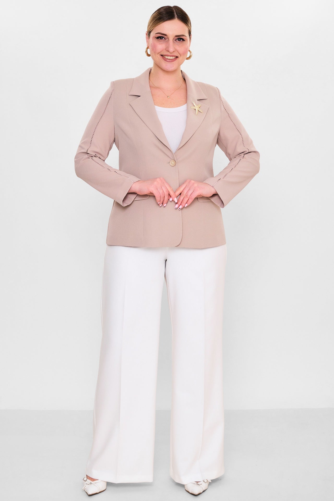 Meira - Plus Size Jacket (MEI26Y1285) - 8690200078637