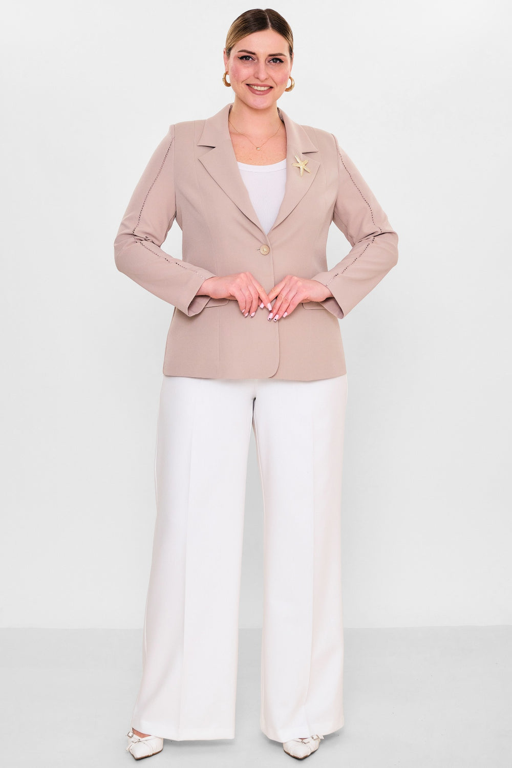 Meira - Plus Size Jacket (MEI26Y1285) - 8690200078637