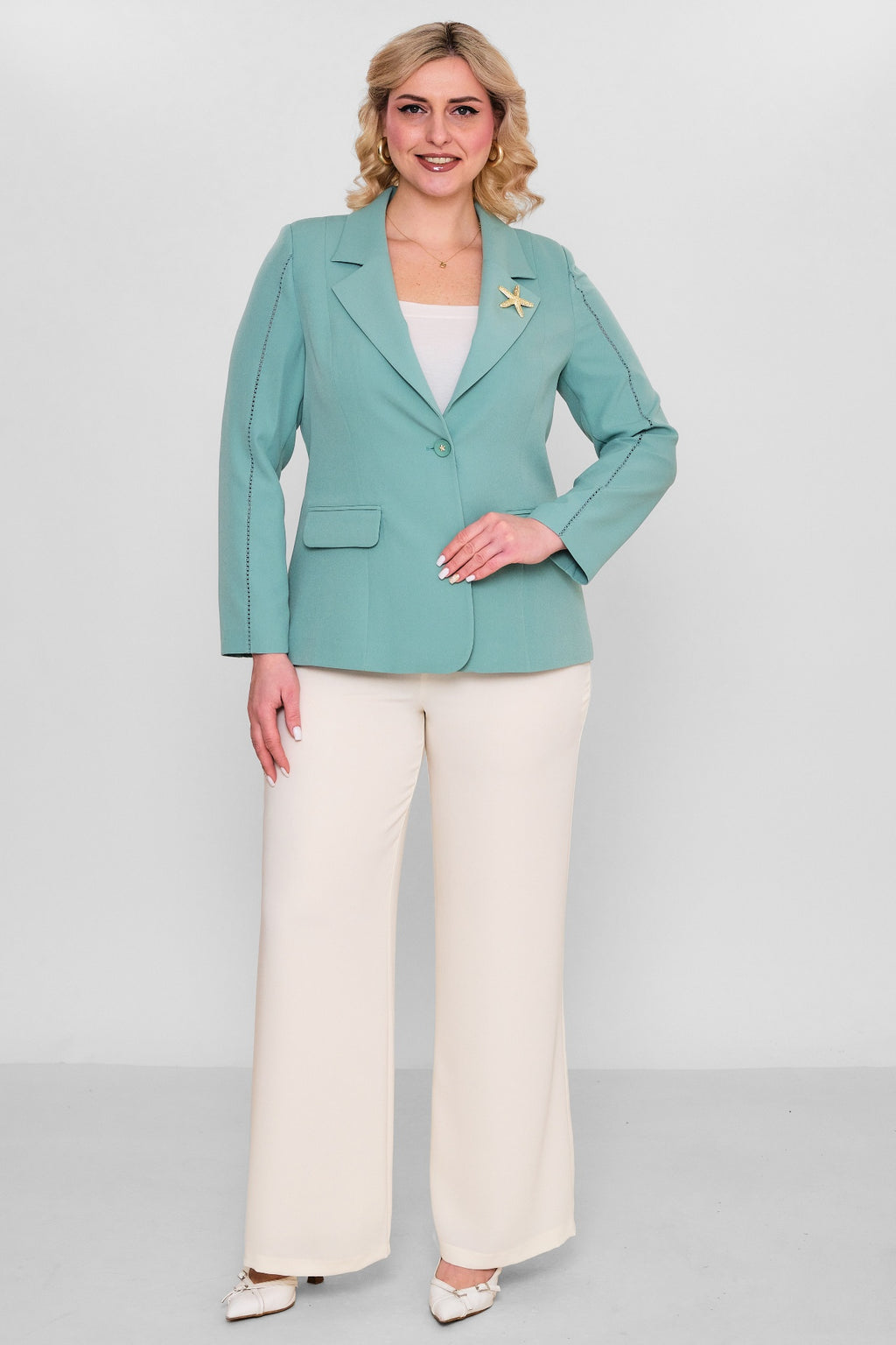 Meira - Plus Size Jacket (MEI26Y1285) - 8690200078651