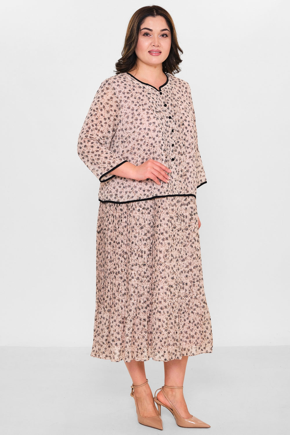 Gumanize - Plus Size Dress (GMZ2024-826-7194) - 8690200079054