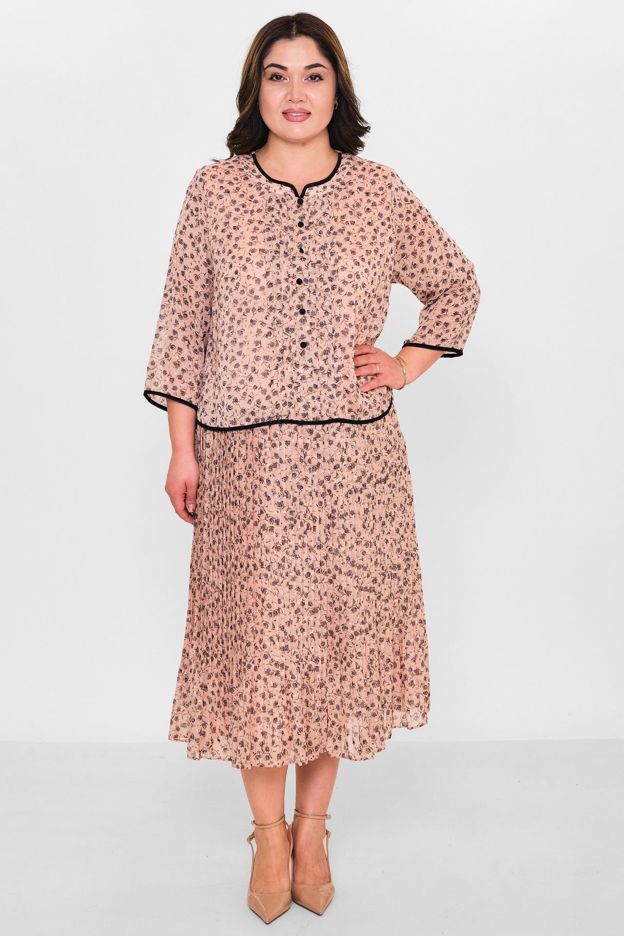 Gumanize - Plus Size Dress (GMZ2024-826-7194) - 8690200079061