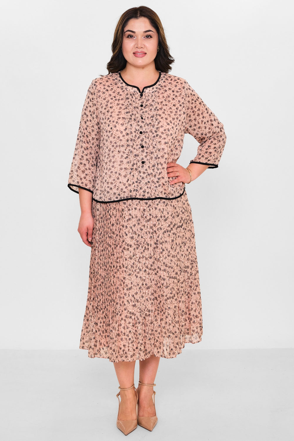 Gumanize - Plus Size Dress (GMZ2024-826-7194) - 8690200079061