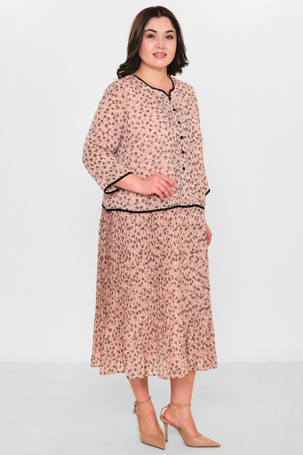 Gumanize - Plus Size Dress (GMZ2024-826-7194) - 8690200079061