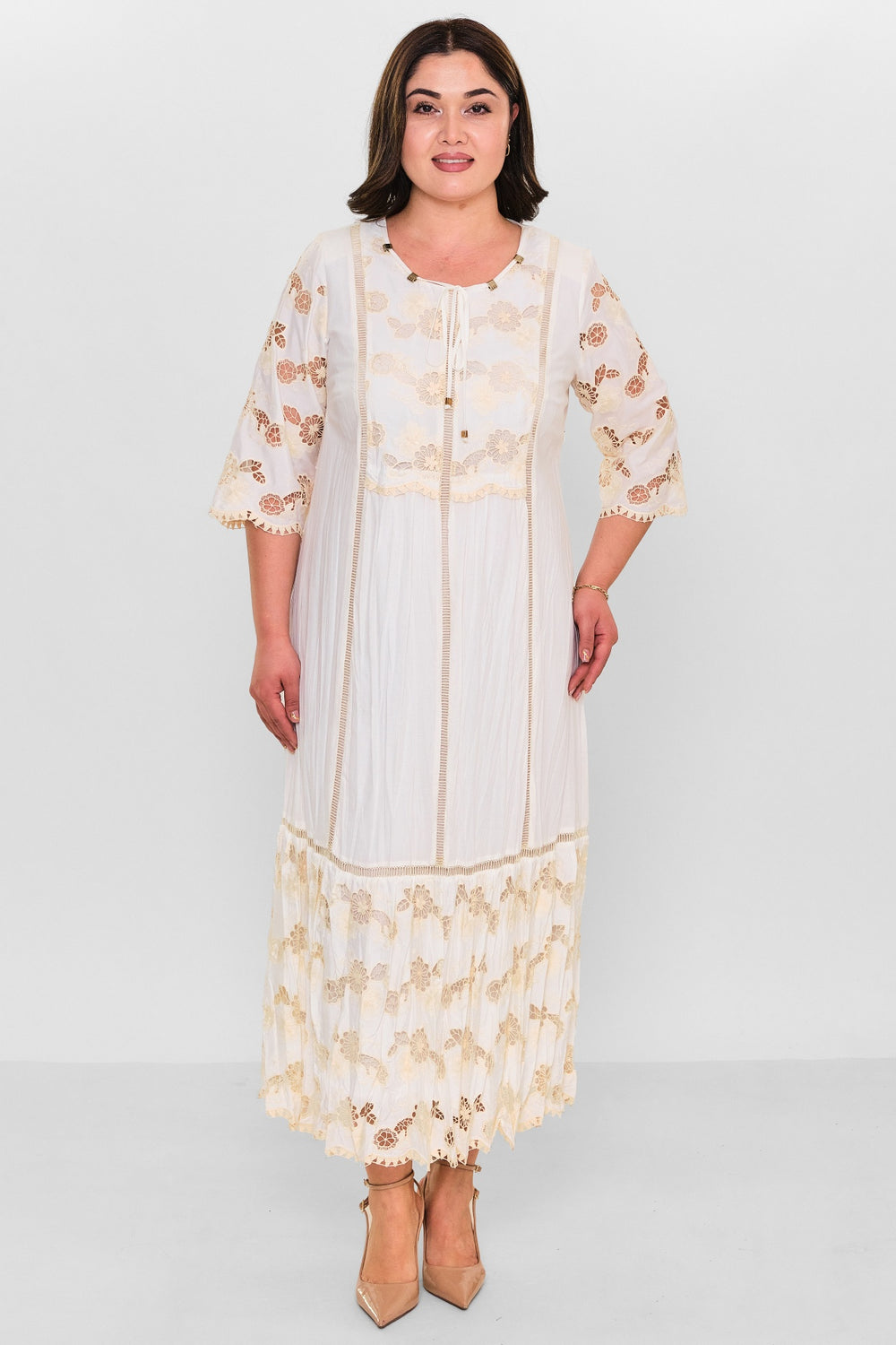 Gumanize - Plus Size Dress (GMZ2024-933-7042) - 8690200079092