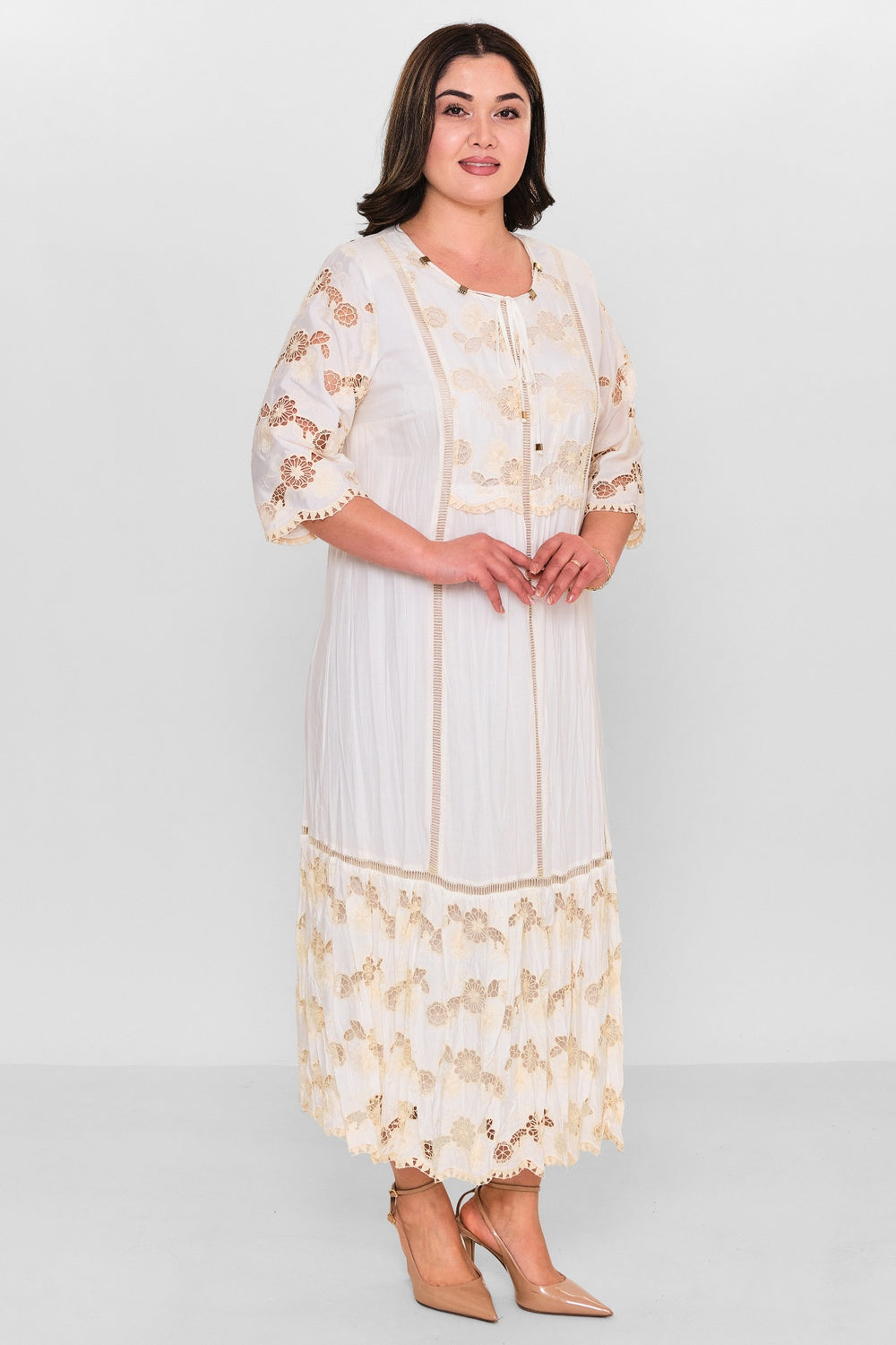 Gumanize - Plus Size Dress (GMZ2024-933-7042) - 8690200079092