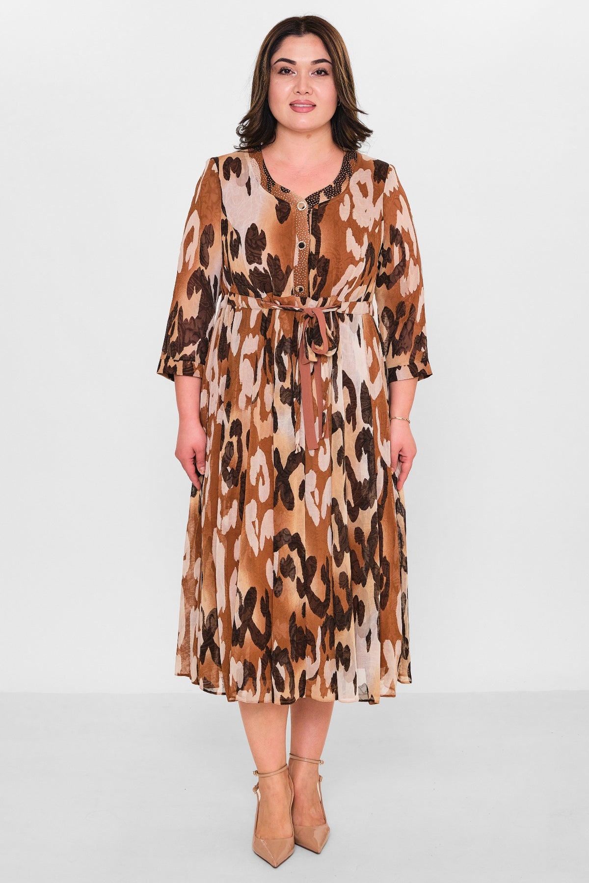 Gumanize - Plus Size Dress (GMZ2025-316-7380) - 8690200079191