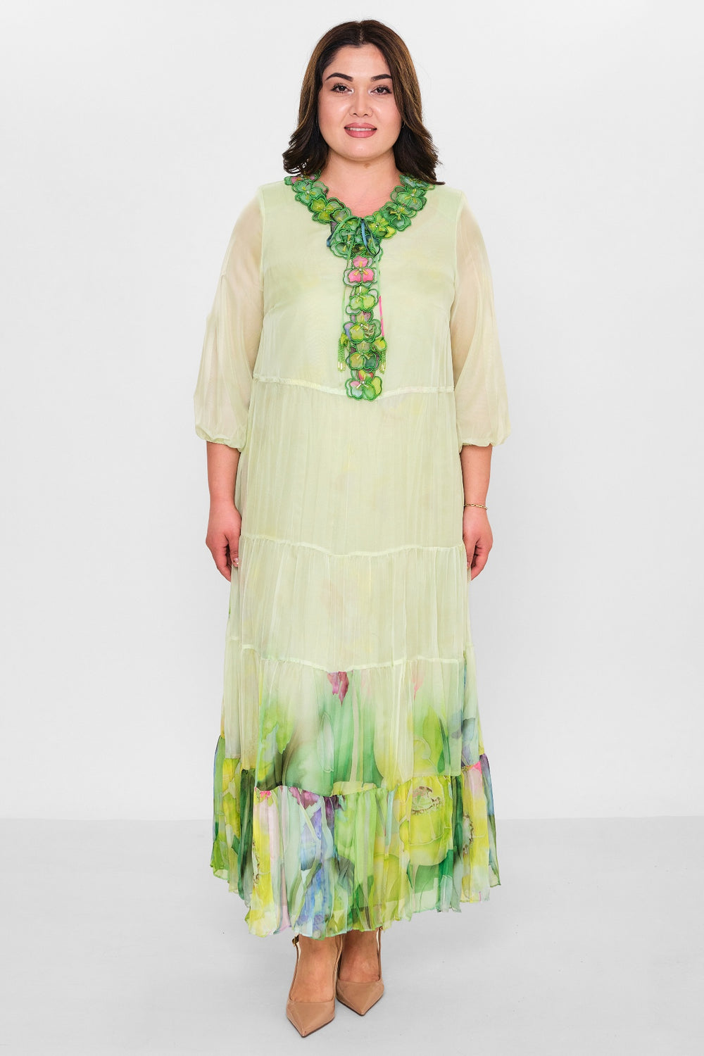 Gumanize - Plus Size Dress (GMZ2025-504-7189) - 8690200079382
