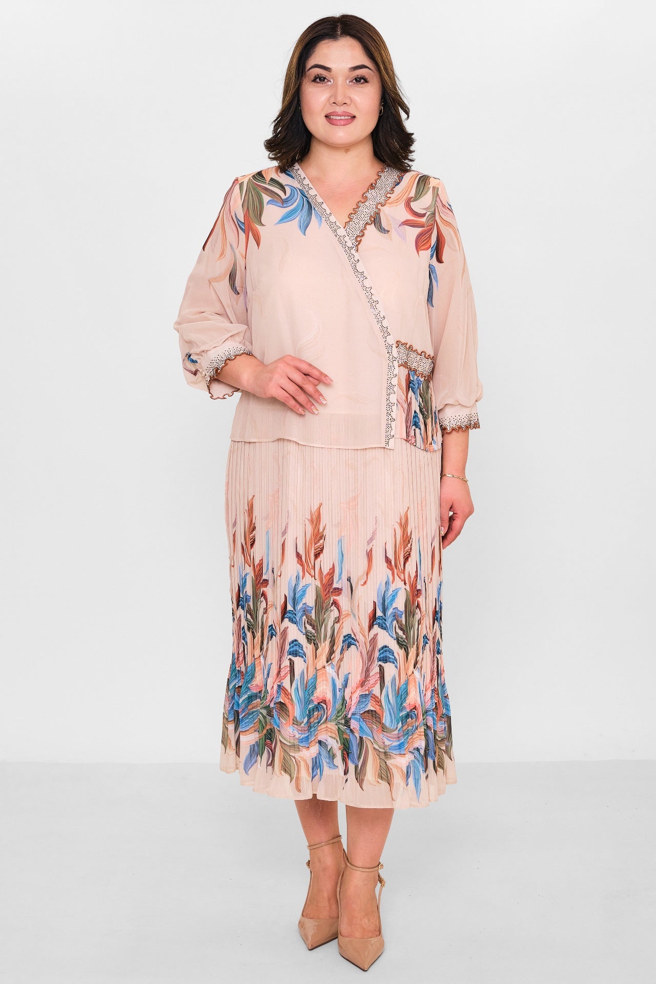 Gumanize - Plus Size Dress (GMZ2025-507-7140) - 8690200079405