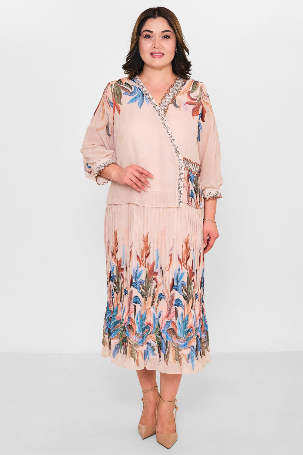 Gumanize - Plus Size Dress (GMZ2025-507-7140) - 8690200079405