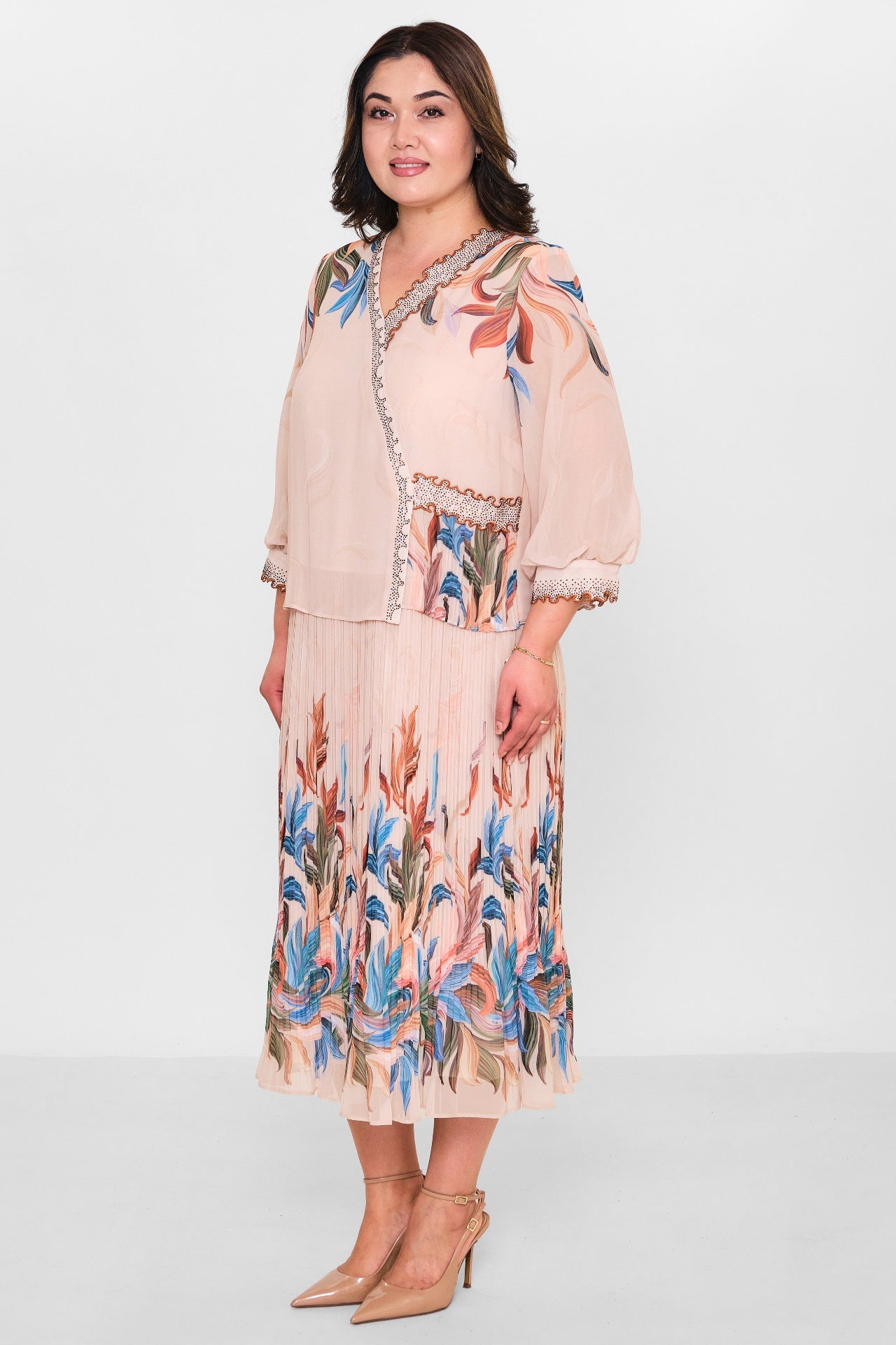 Gumanize - Plus Size Dress (GMZ2025-507-7140) - 8690200079405