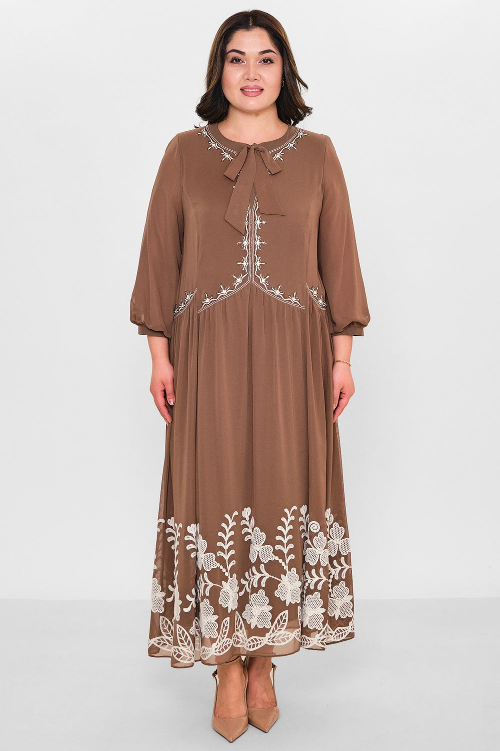 Gumanize - Plus Size Dress (GMZ2025-542-7544) - 8690200079443