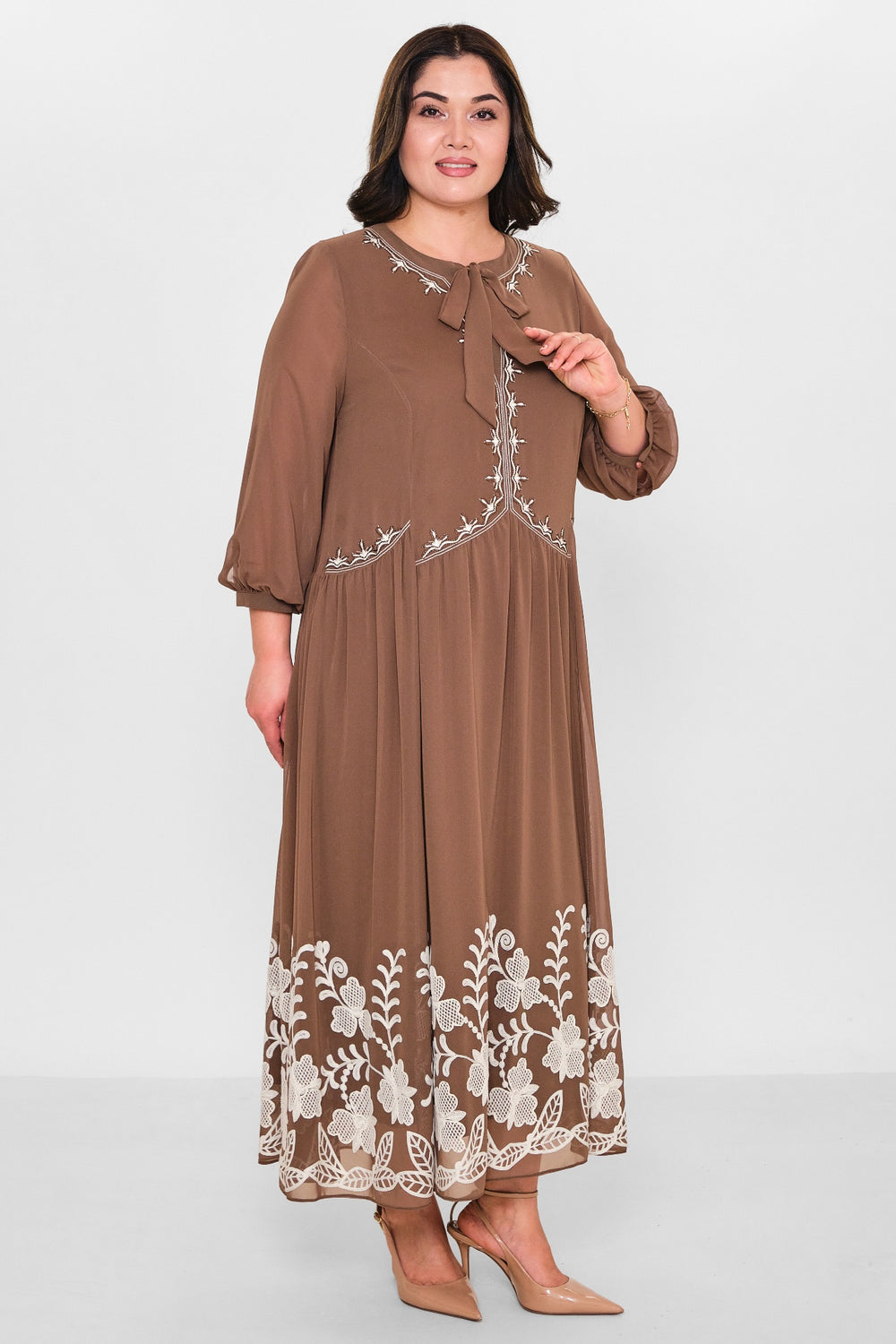 Gumanize - Plus Size Dress (GMZ2025-542-7544) - 8690200079443