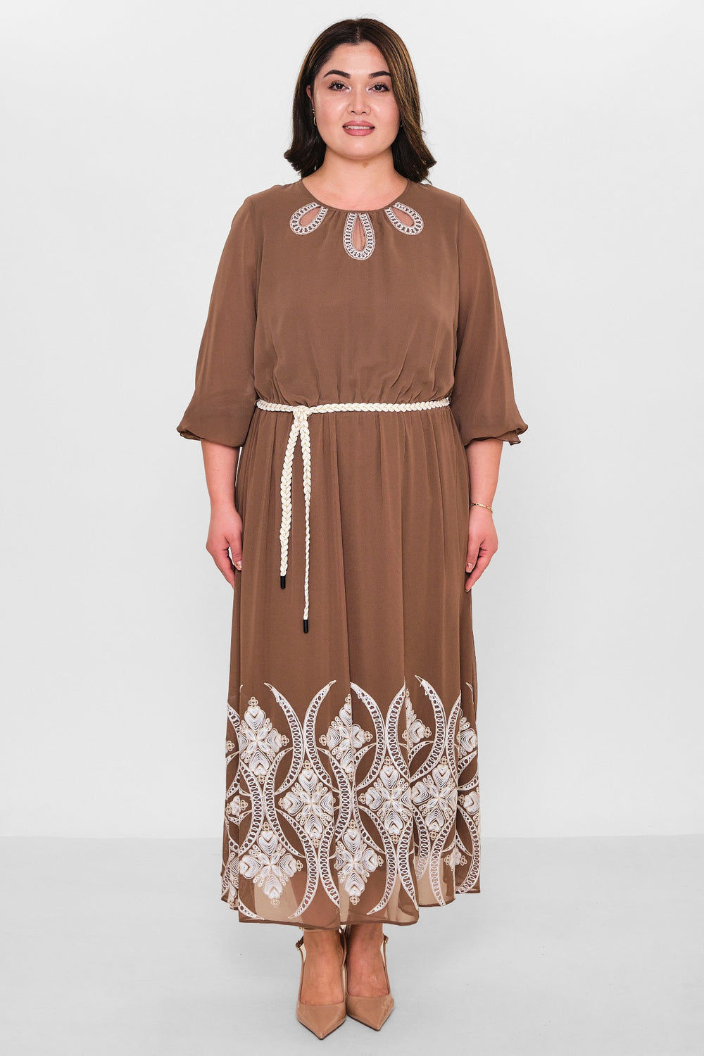 Gumanize - Plus Size Dress (GMZ2025-544-7639) - 8690200079474
