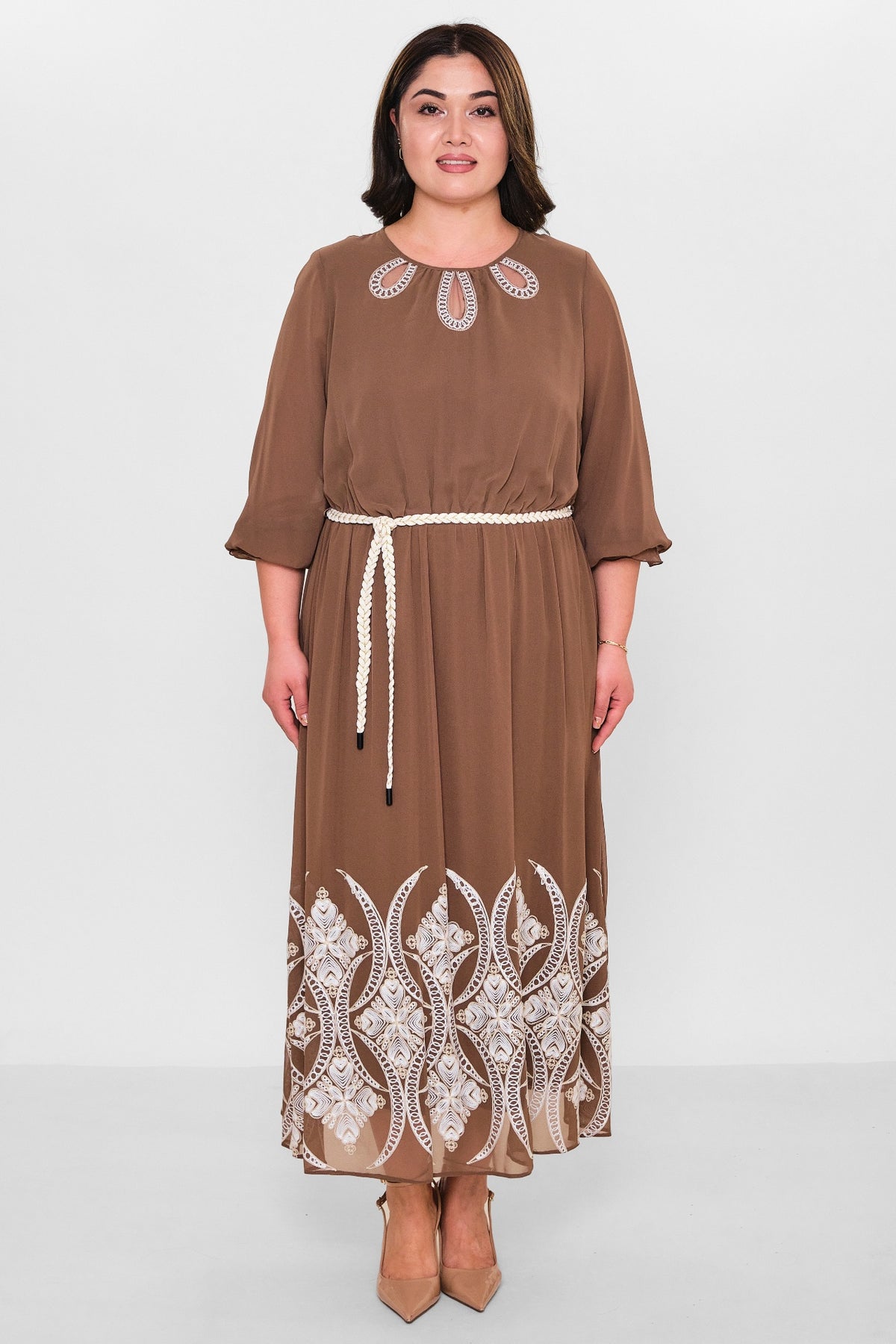 Gumanize - Plus Size Dress (GMZ2025-544-7639) - 8690200079474