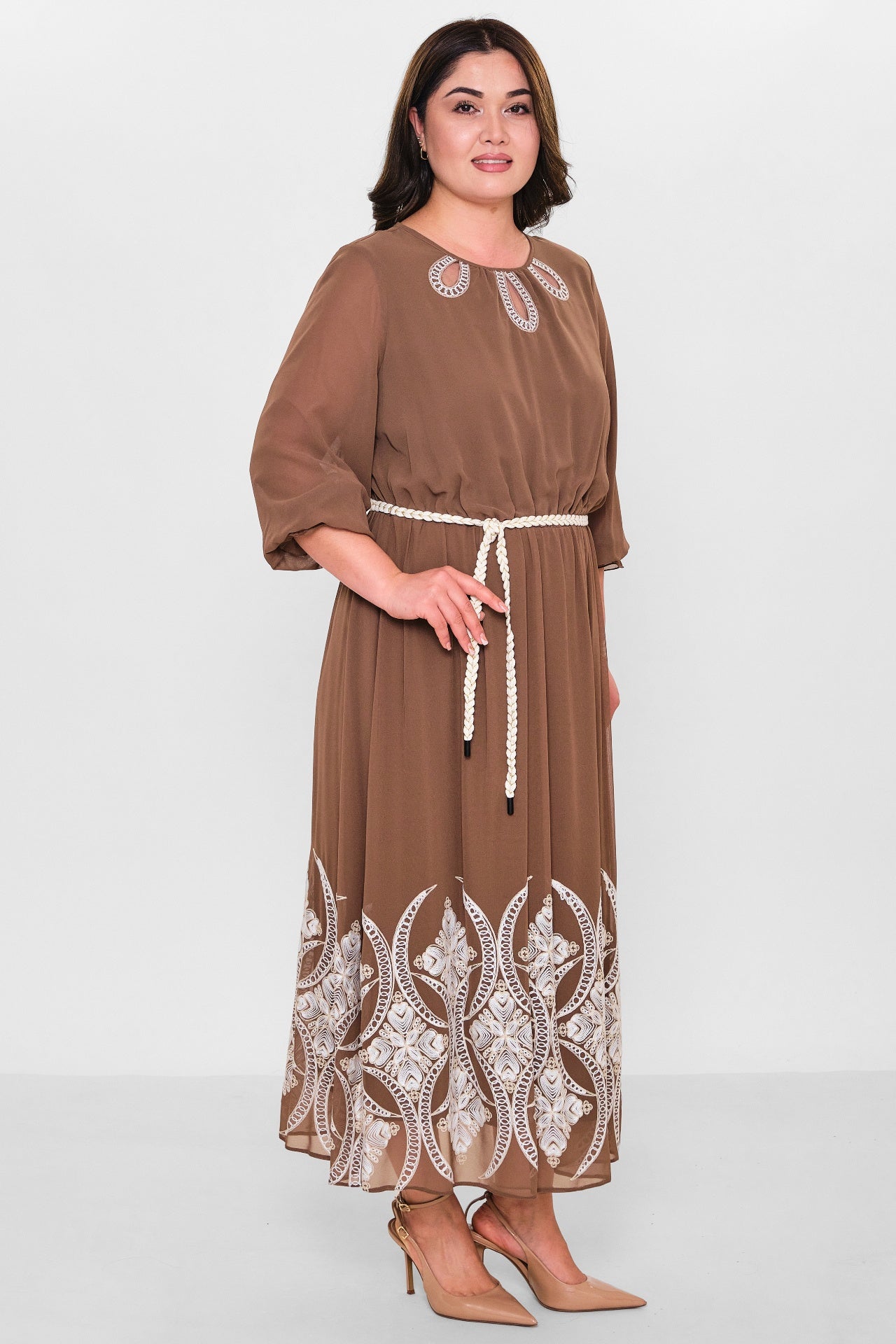 Gumanize - Plus Size Dress (GMZ2025-544-7639) - 8690200079474