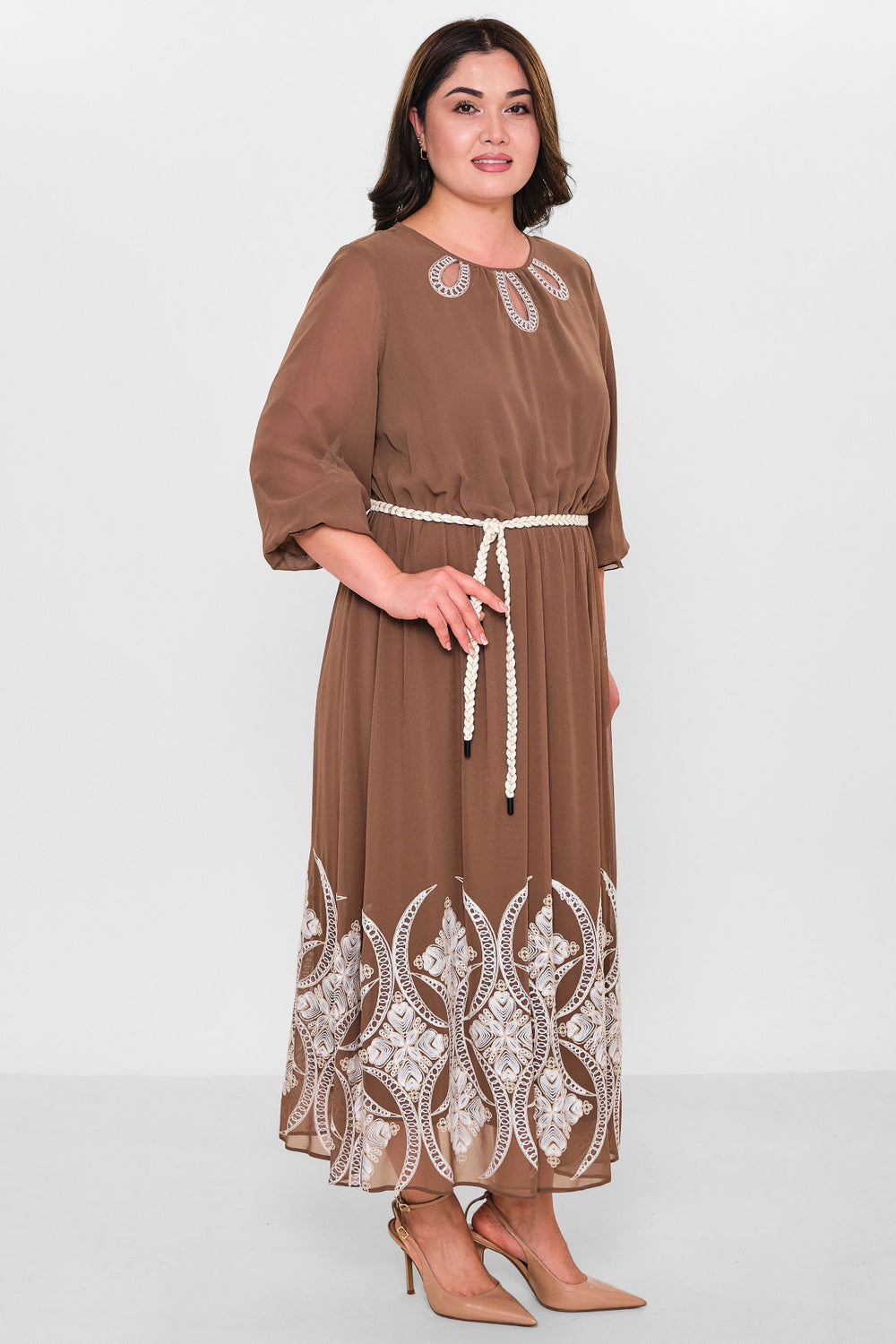 Gumanize - Plus Size Dress (GMZ2025-544-7639) - 8690200079474