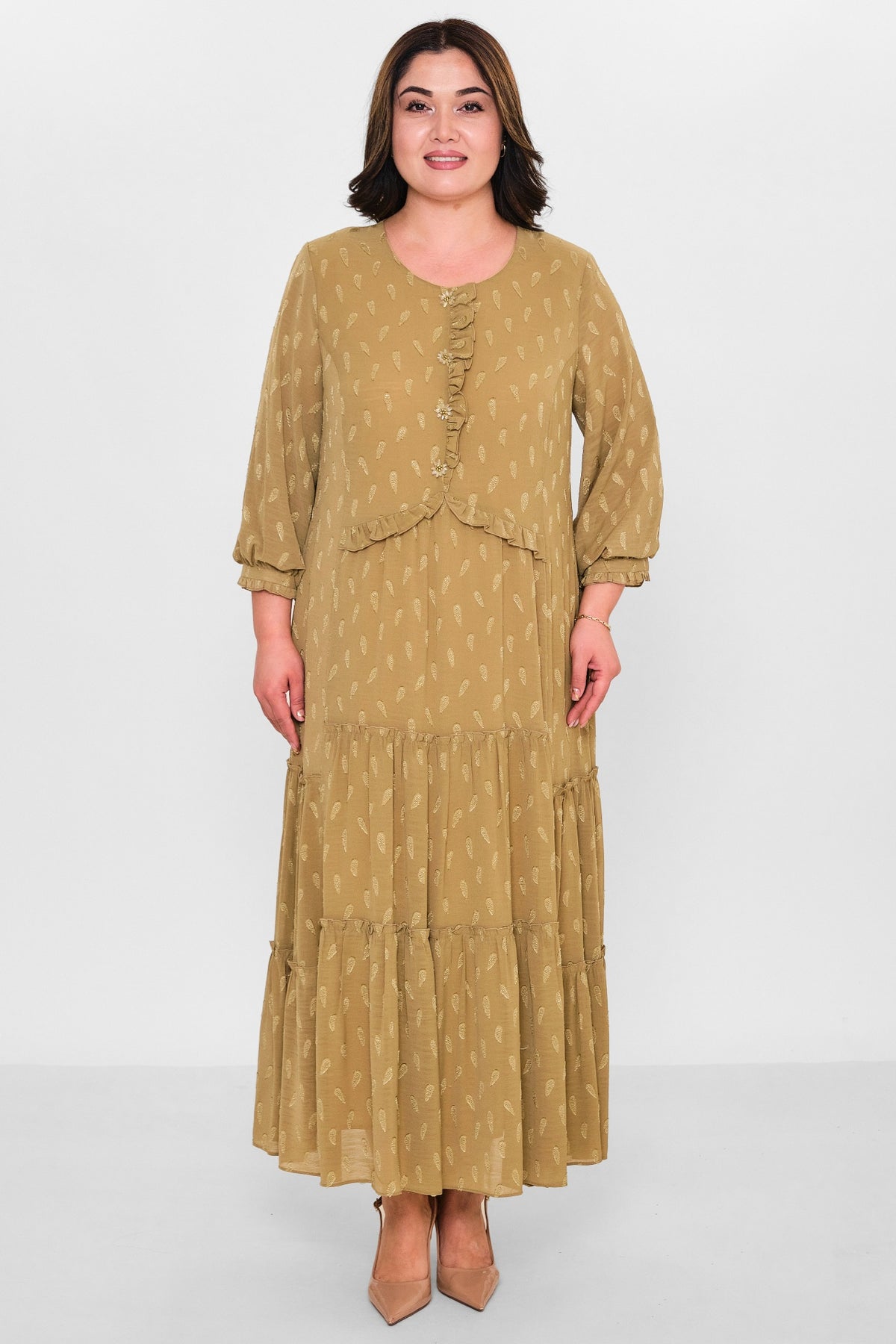 Gumanize - Plus Size Dress (GMZ2025-843-7690) - 8690200079764
