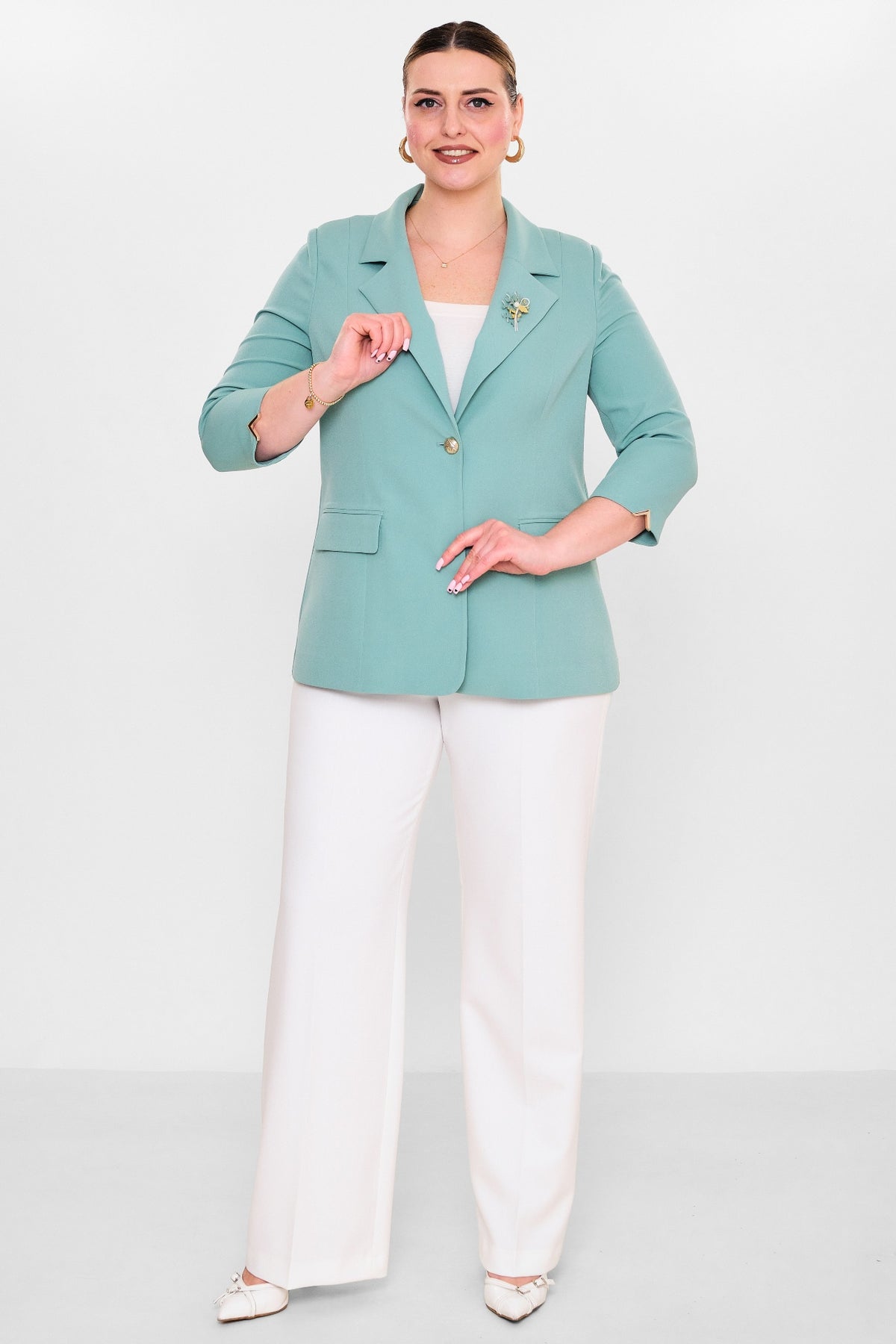 Meira - Plus Size Jacket (MEI26Y1295) - 8690200079962