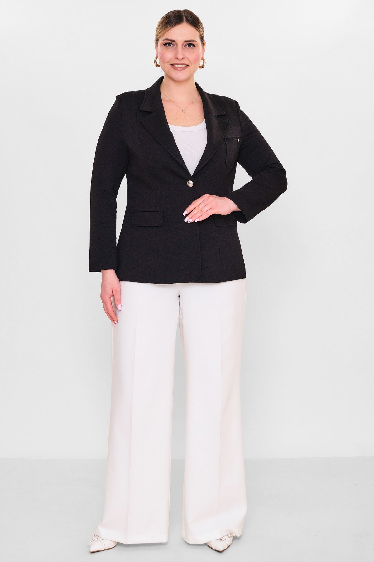 Meira - Plus Size Jacket (MEI26Y1355) - 8690200080043