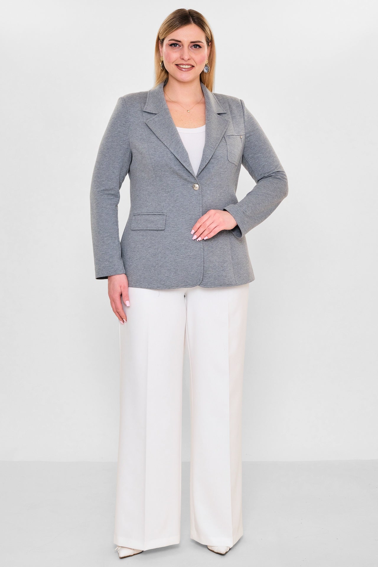 Meira - Plus Size Jacket (MEI26Y1355) - 8690200080067
