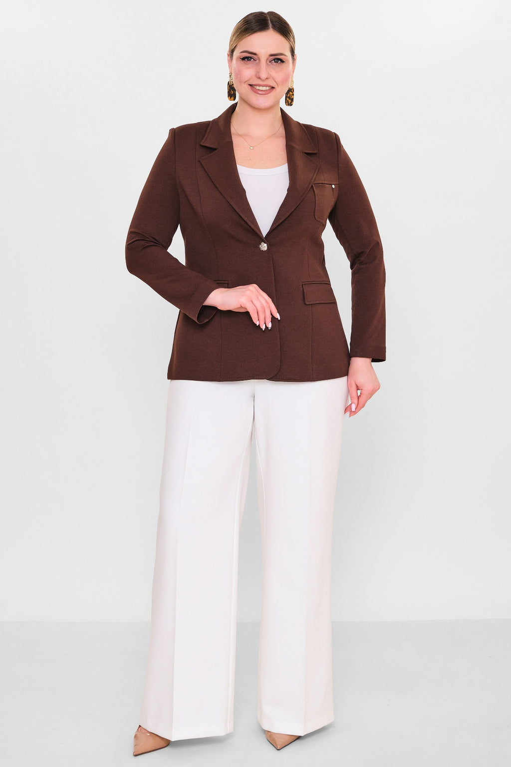 Meira - Plus Size Jacket (MEI26Y1355) - 8690200080081