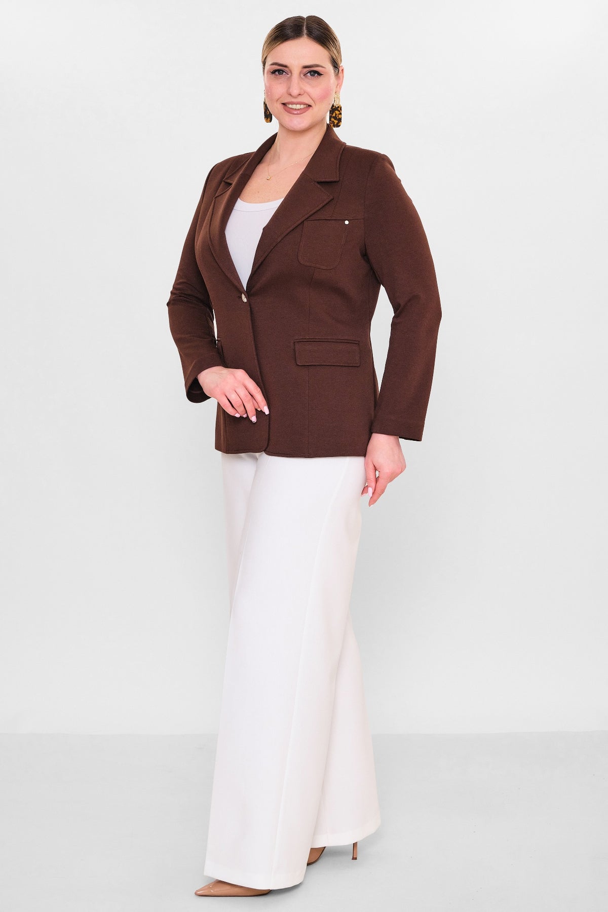 Meira - Plus Size Jacket (MEI26Y1355) - 8690200080081