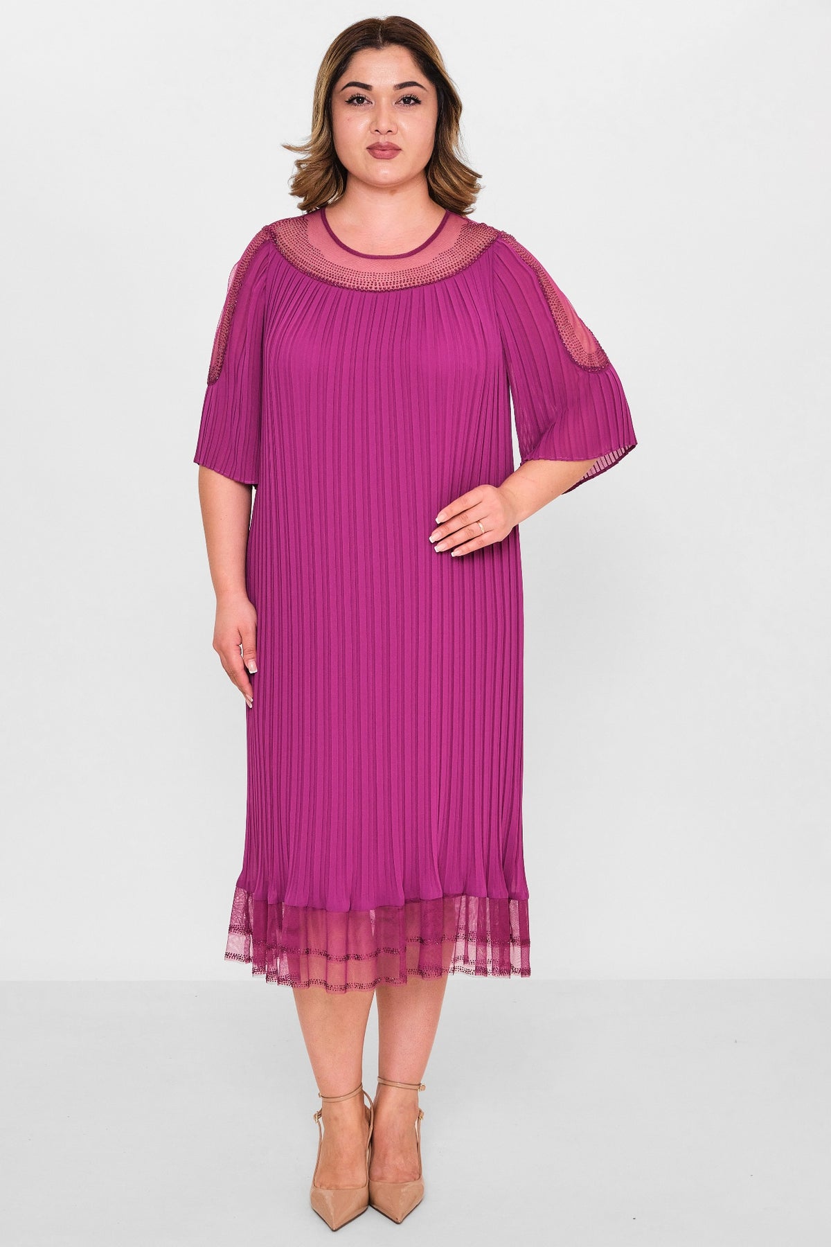 Gumanize - Plus Size Dress (GMZ2019-776-172) - 8690200080388
