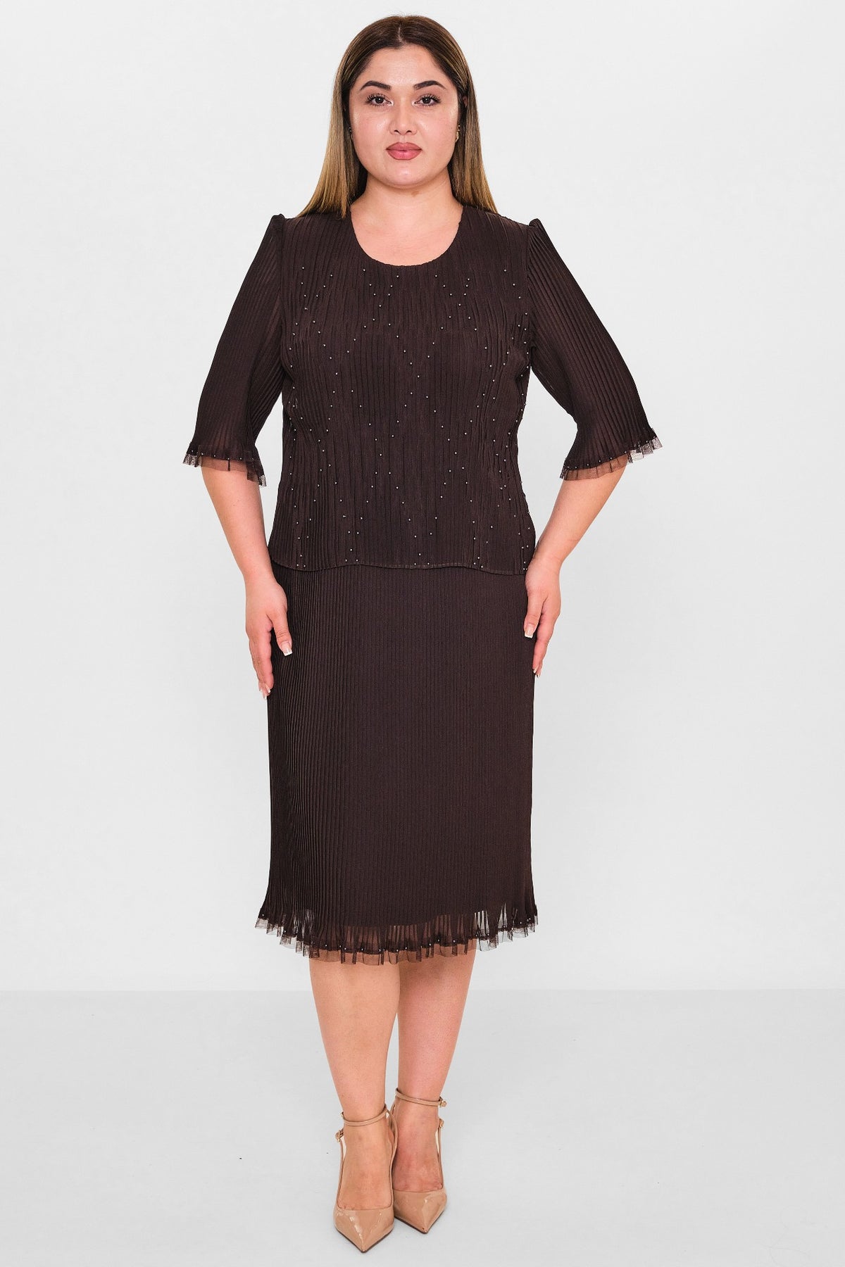 Gumanize - Plus Size Dress (GMZ2021-566-172) - 8690200080487