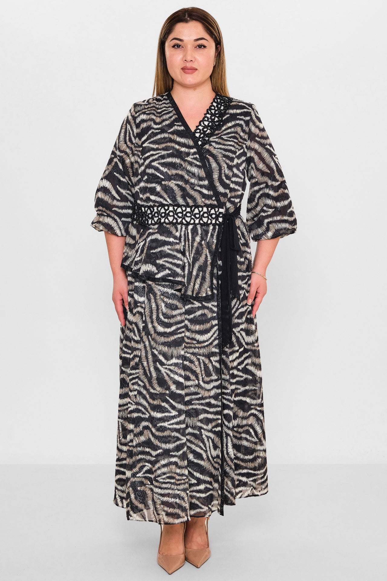 Gumanize - Plus Size Dress (GMZ2024-582-7148) - 8690200080548