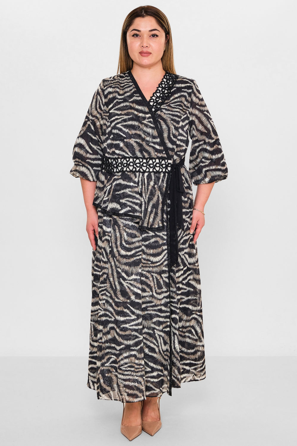 Gumanize - Plus Size Dress (GMZ2024-582-7148) - 8690200080548