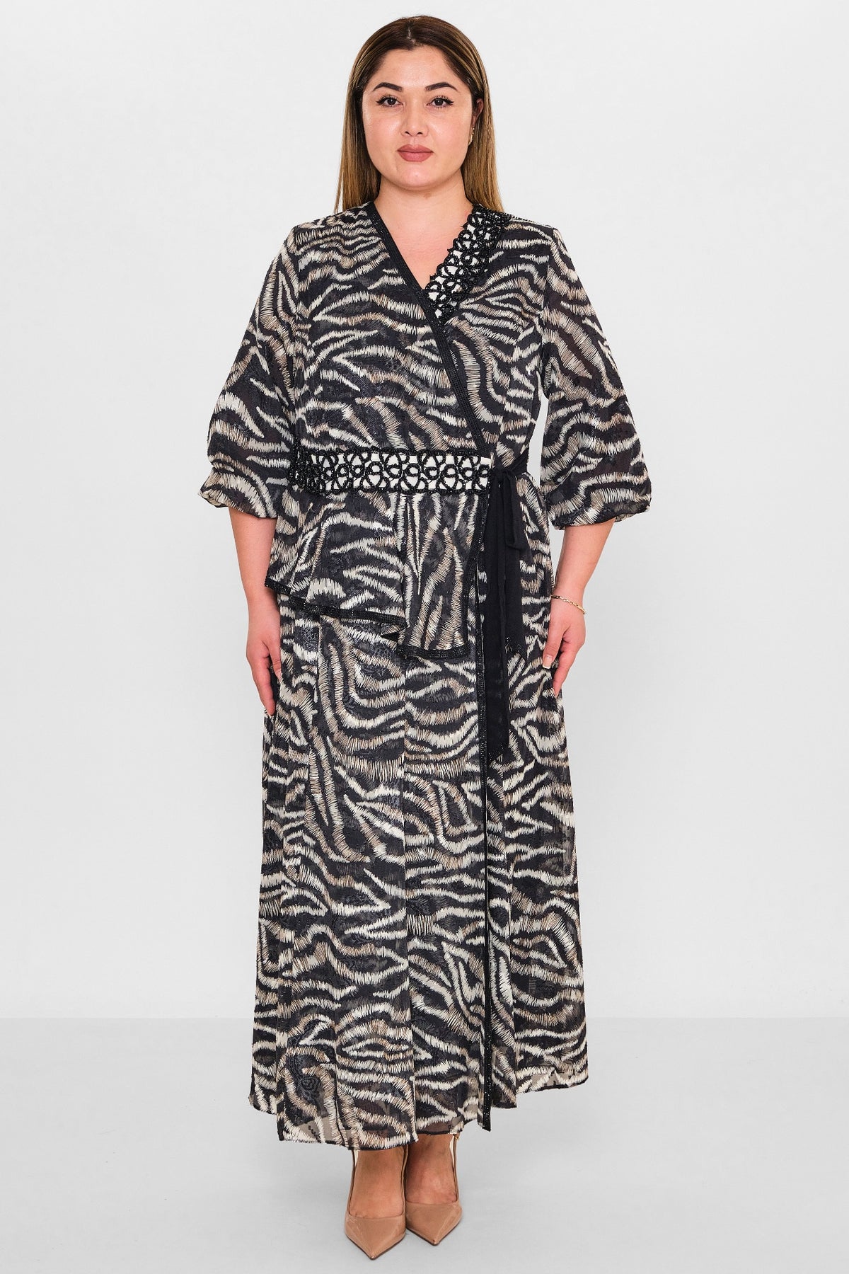 Gumanize - Plus Size Dress (GMZ2024-582-7148) - 8690200080548