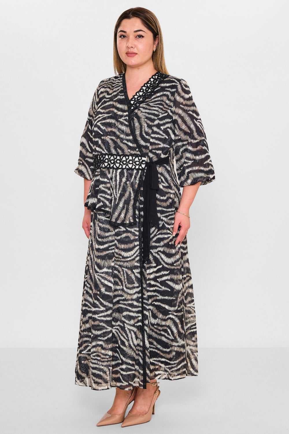 Gumanize - Plus Size Dress (GMZ2024-582-7148) - 8690200080548