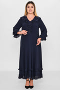 Gumanize - Extended Plus Size Dress (GMZ2025-1113-6842) - 8690200080579