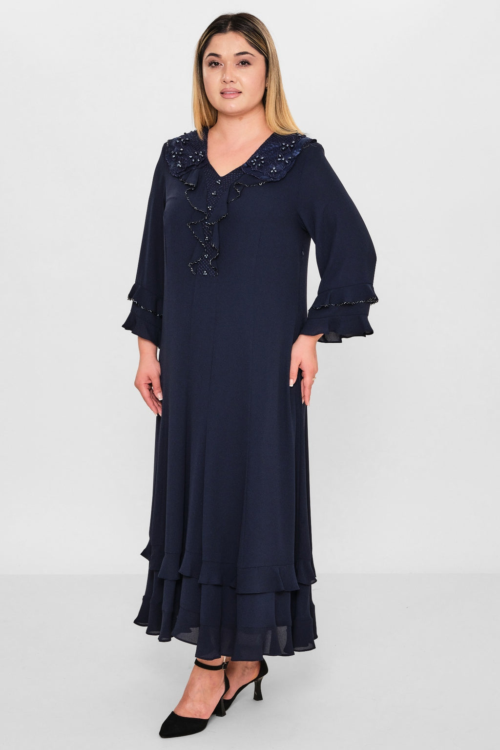 Gumanize - Extended Plus Size Dress (GMZ2025-1113-6842) - 8690200080579
