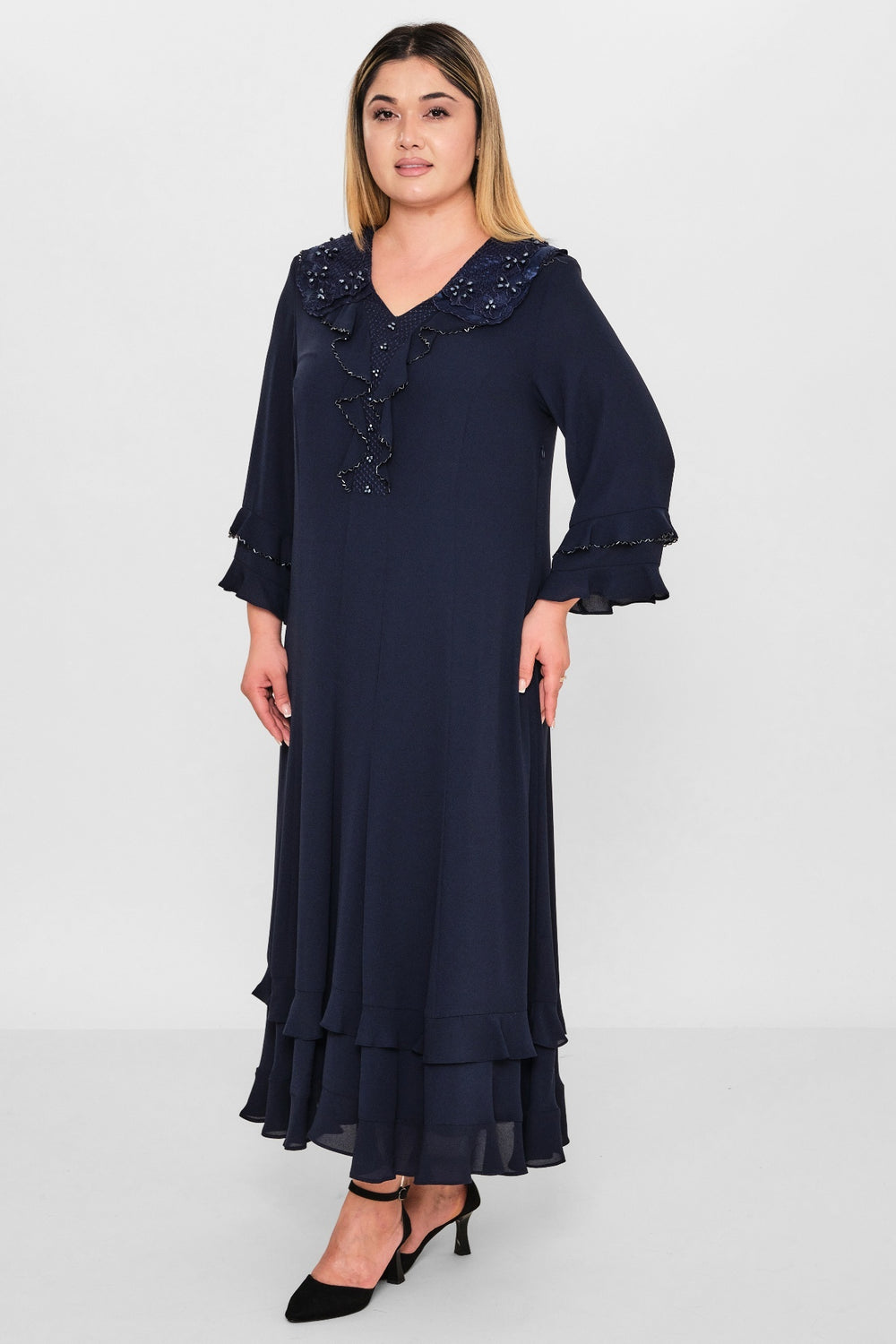 Gumanize - Extended Plus Size Dress (GMZ2025-1113-6842) - 8690200080579